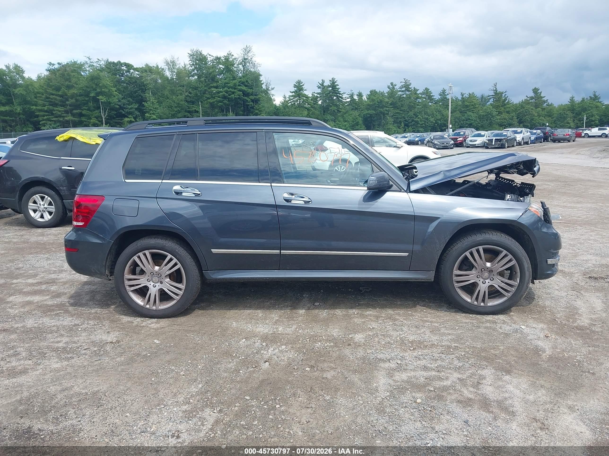2014 Mercedes-benz Glk 350 4matic Gray vin: WDCGG8JB1EG313561