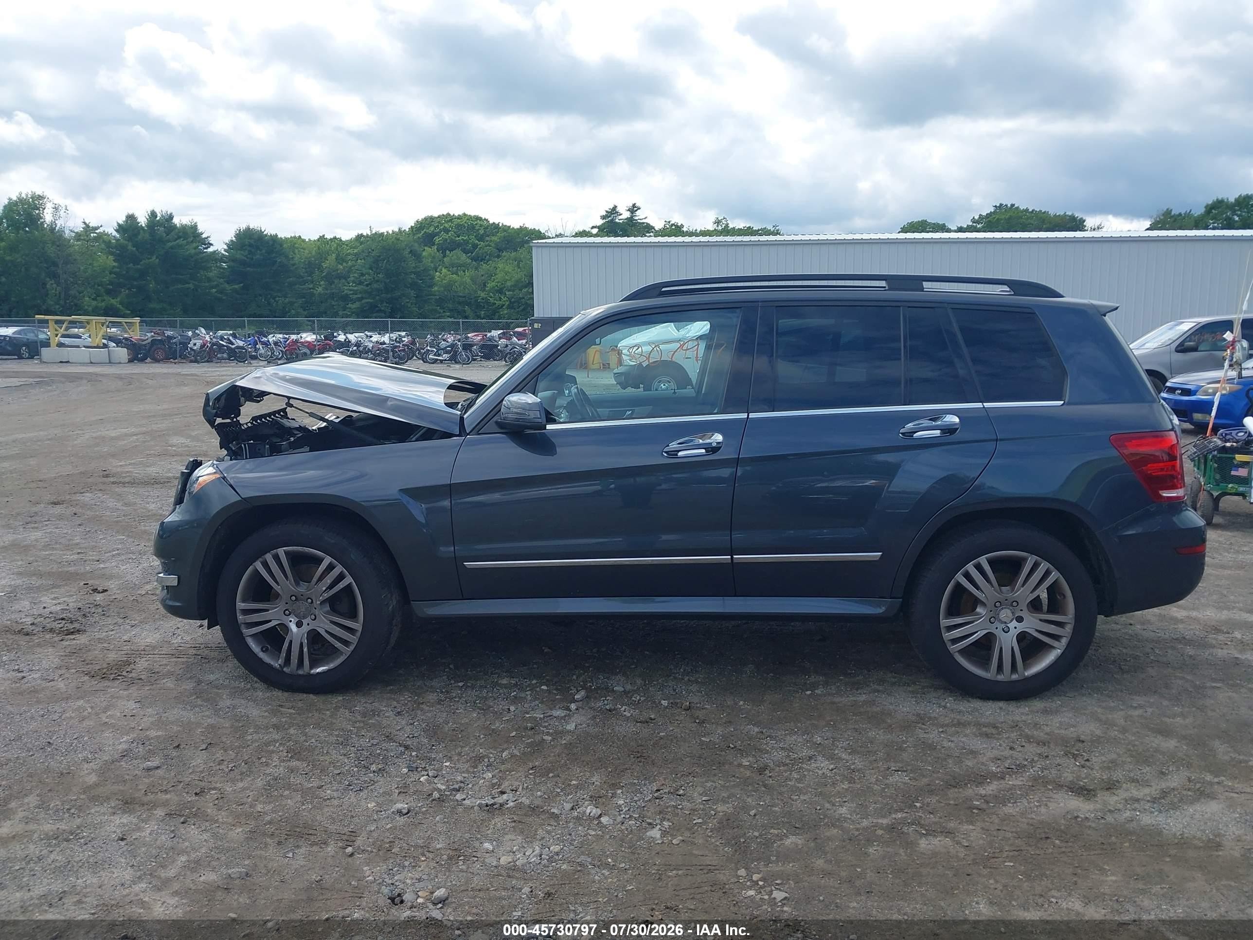 2014 Mercedes-benz Glk 350 4matic Gray vin: WDCGG8JB1EG313561