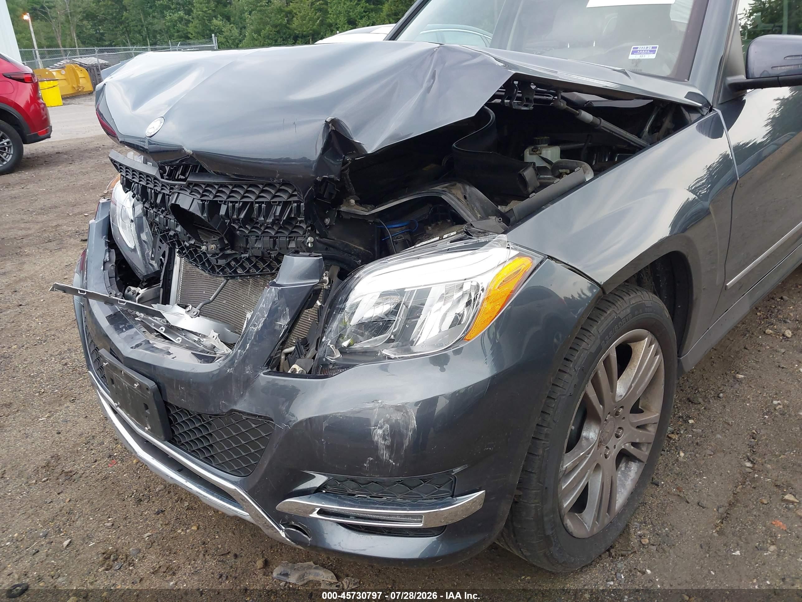 2014 Mercedes-benz Glk 350 4matic Gray vin: WDCGG8JB1EG313561