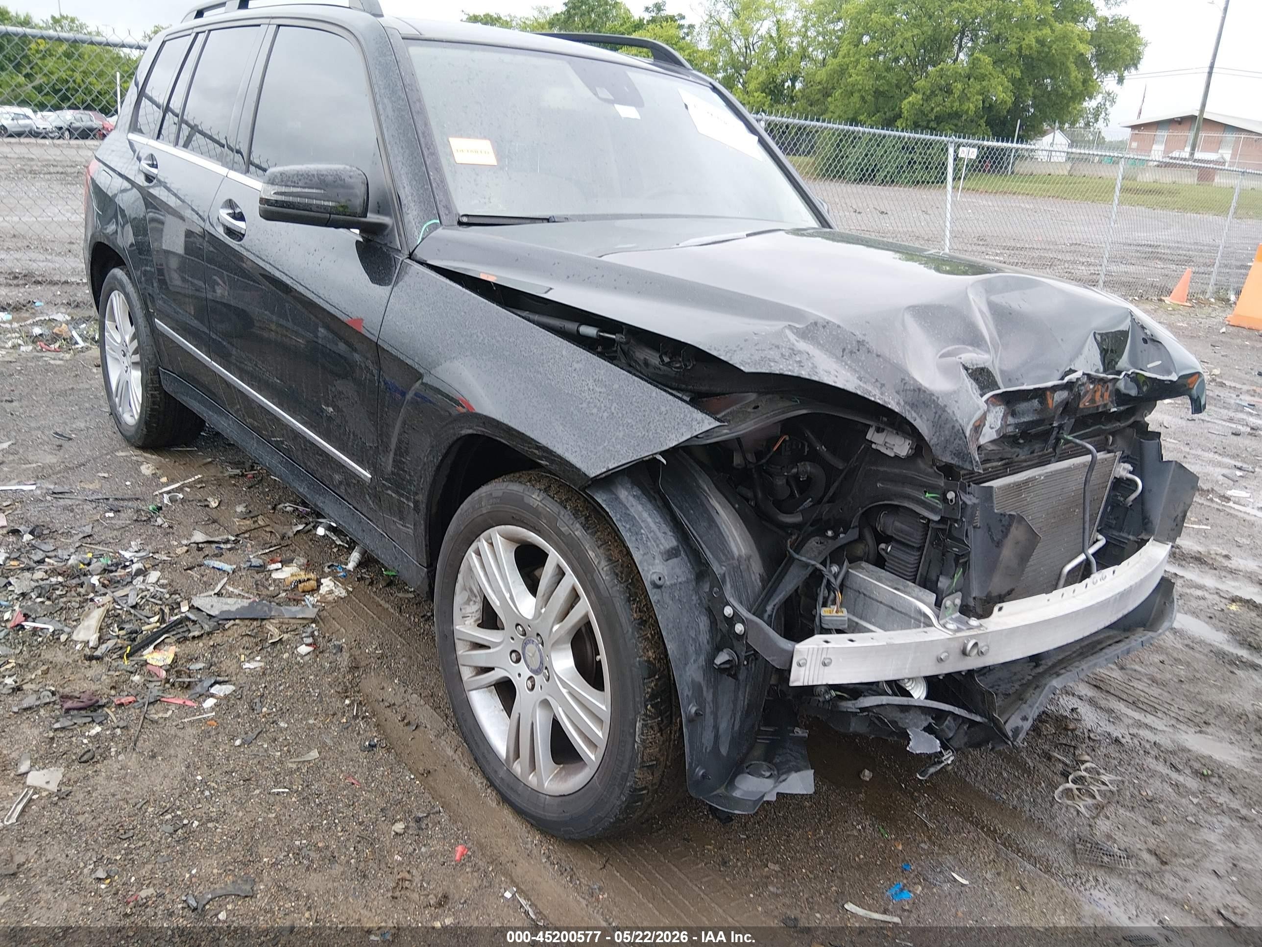 2014 Mercedes-benz Glk 350 4matic Dark Blue vin: WDCGG8JB1EG320705