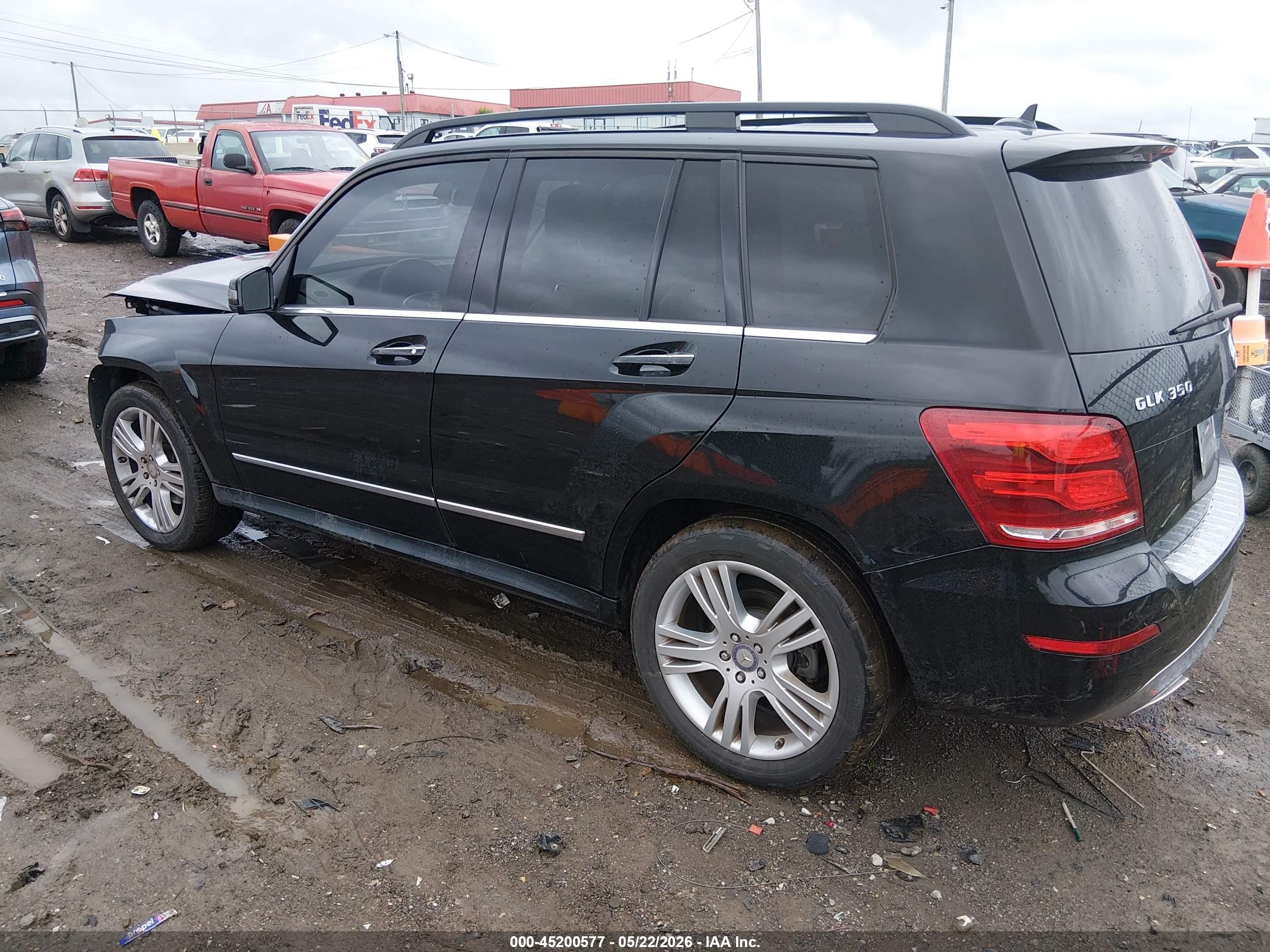 2014 Mercedes-benz Glk 350 4matic Dark Blue vin: WDCGG8JB1EG320705