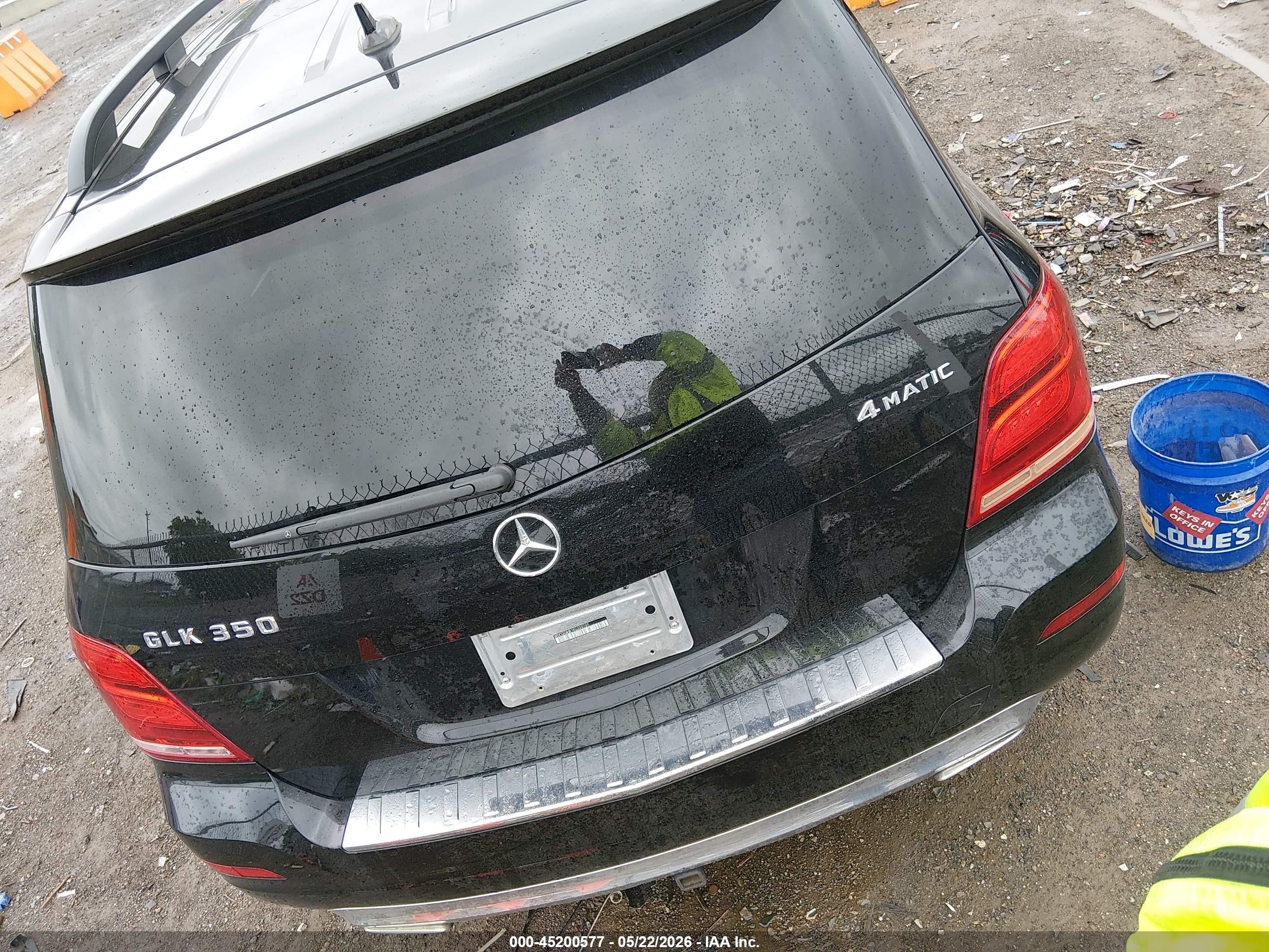 2014 Mercedes-benz Glk 350 4matic Dark Blue vin: WDCGG8JB1EG320705