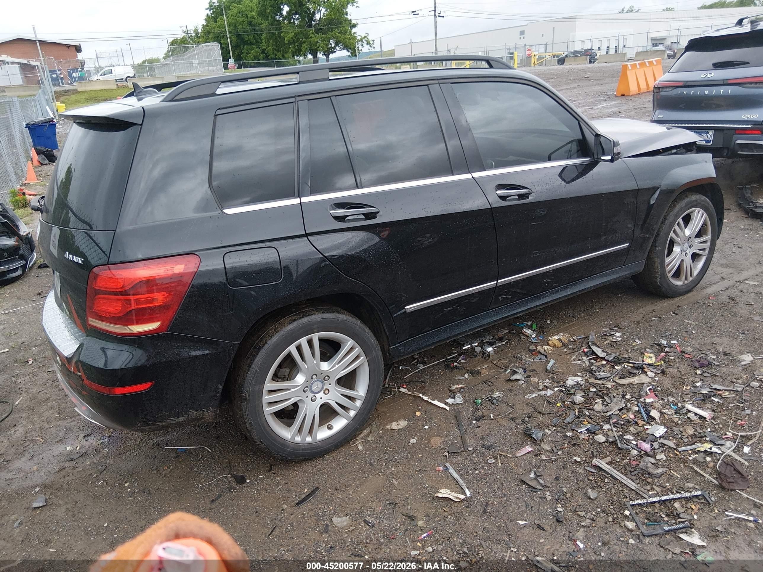 2014 Mercedes-benz Glk 350 4matic Dark Blue vin: WDCGG8JB1EG320705