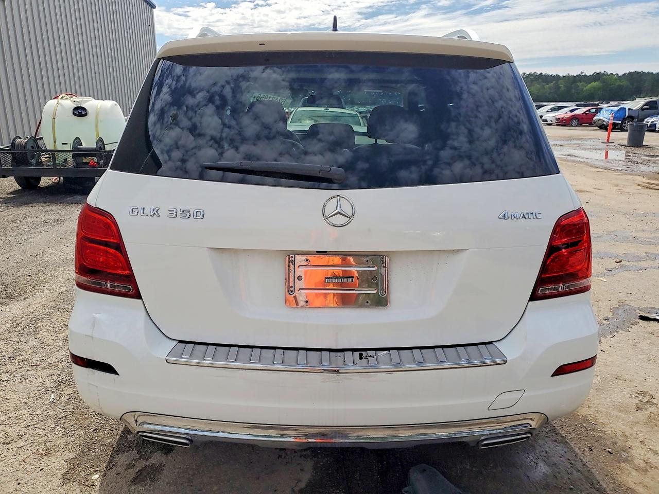 2015 Mercedes-benz Glk 350 4matic White vin: WDCGG8JB1FG340809