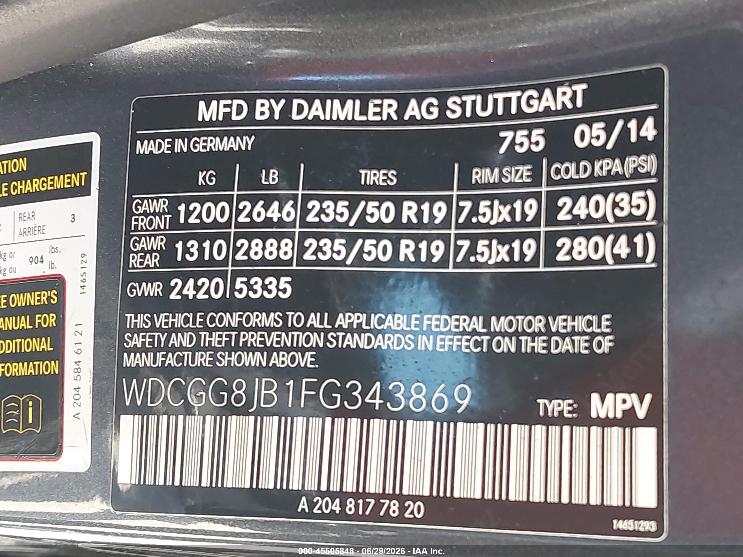 2015 Mercedes-benz Glk 350 4matic Gray vin: WDCGG8JB1FG343869
