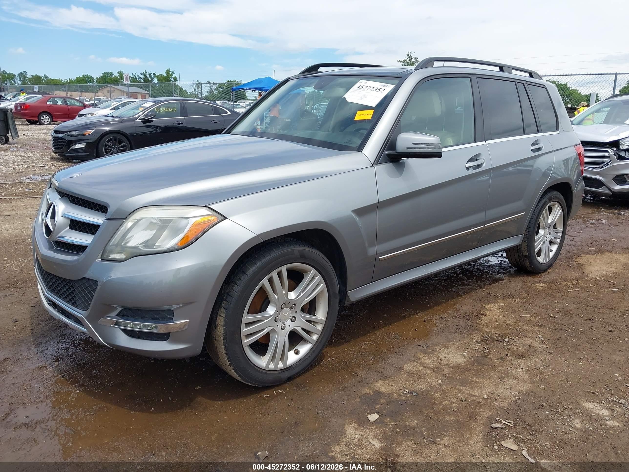 2015 Mercedes-benz Glk 350 4matic Gray vin: WDCGG8JB1FG383157