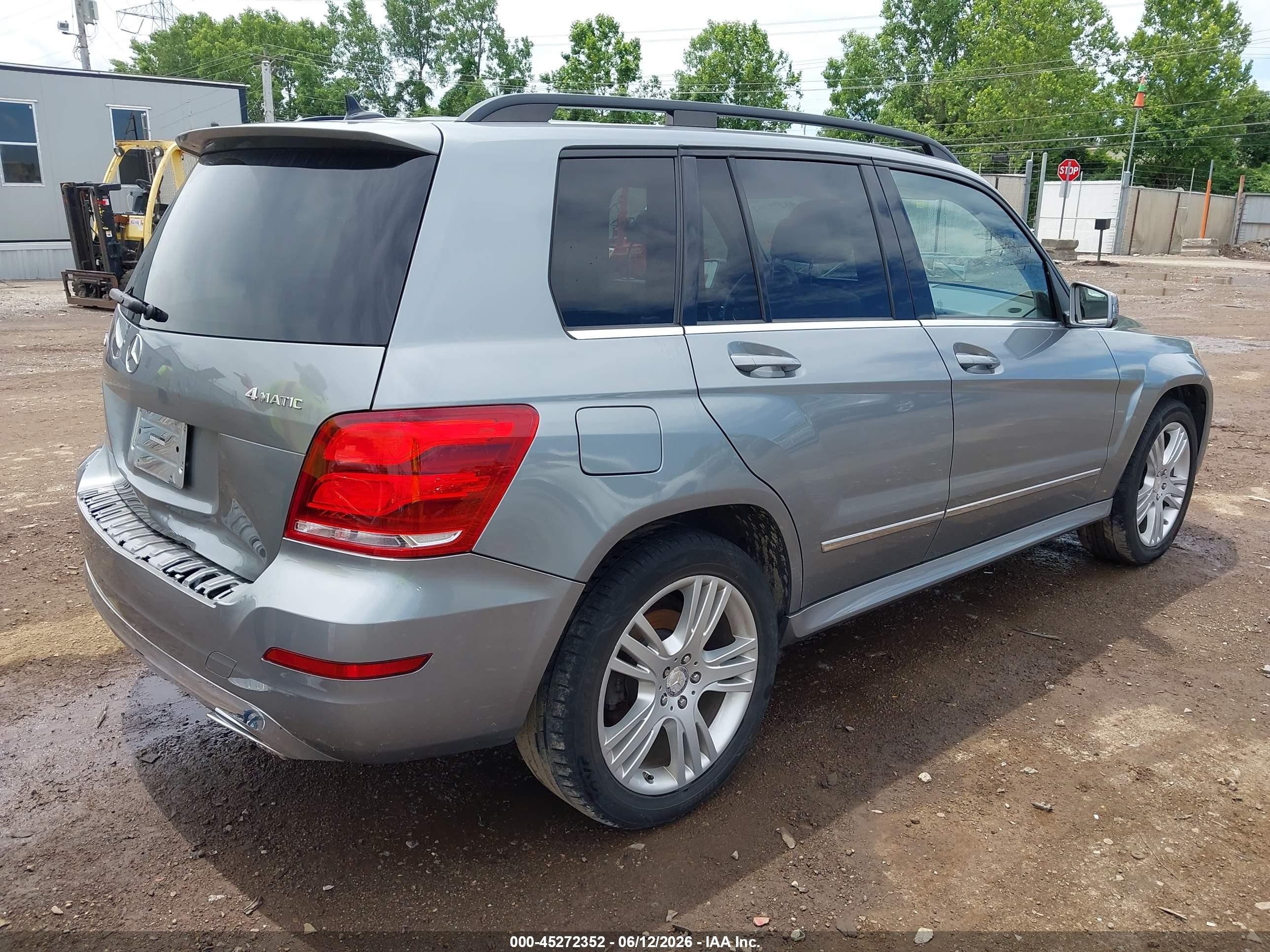 2015 Mercedes-benz Glk 350 4matic Gray vin: WDCGG8JB1FG383157