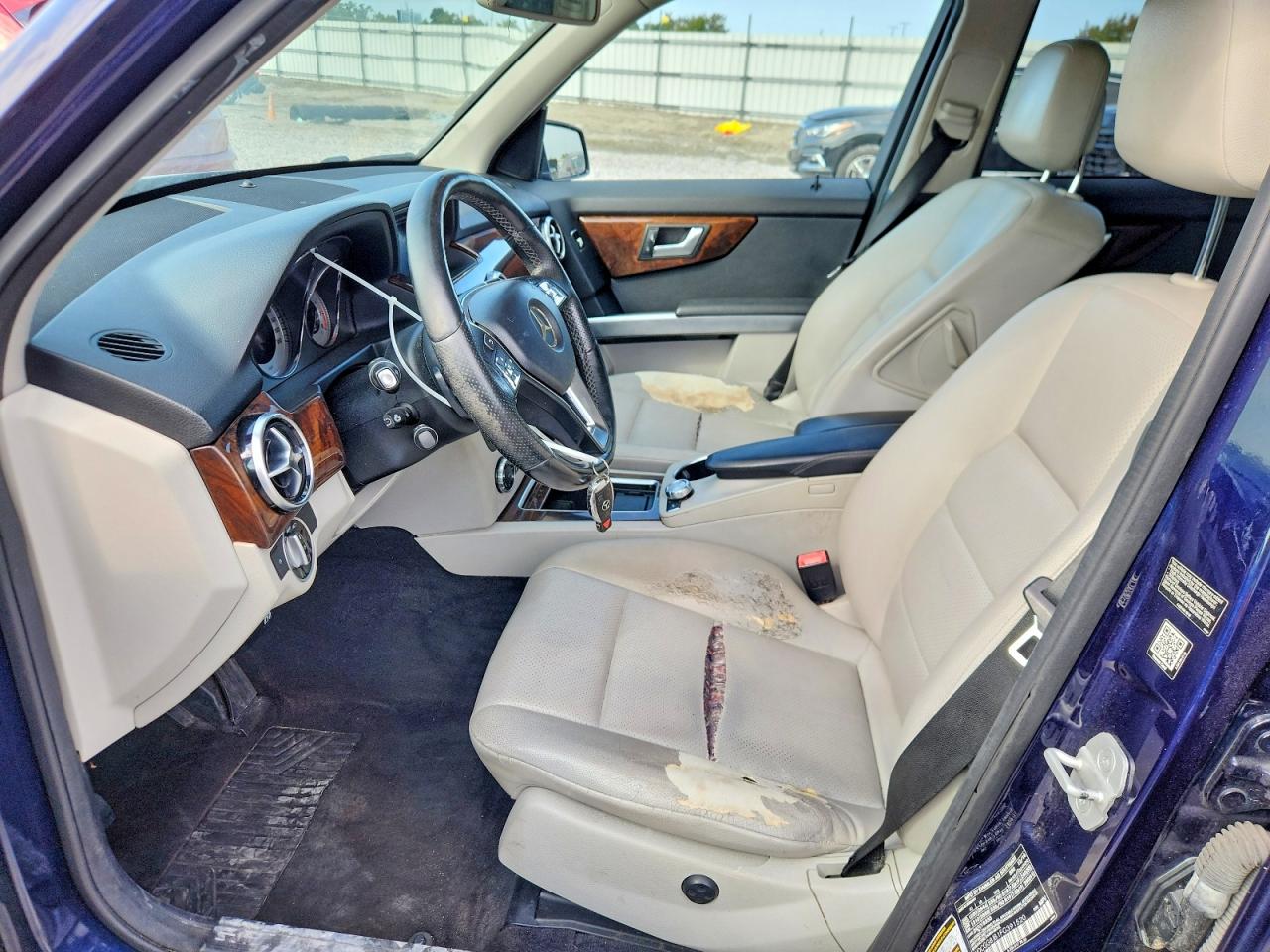 2015 Mercedes-benz Glk 350 4matic Blue vin: WDCGG8JB1FG391520