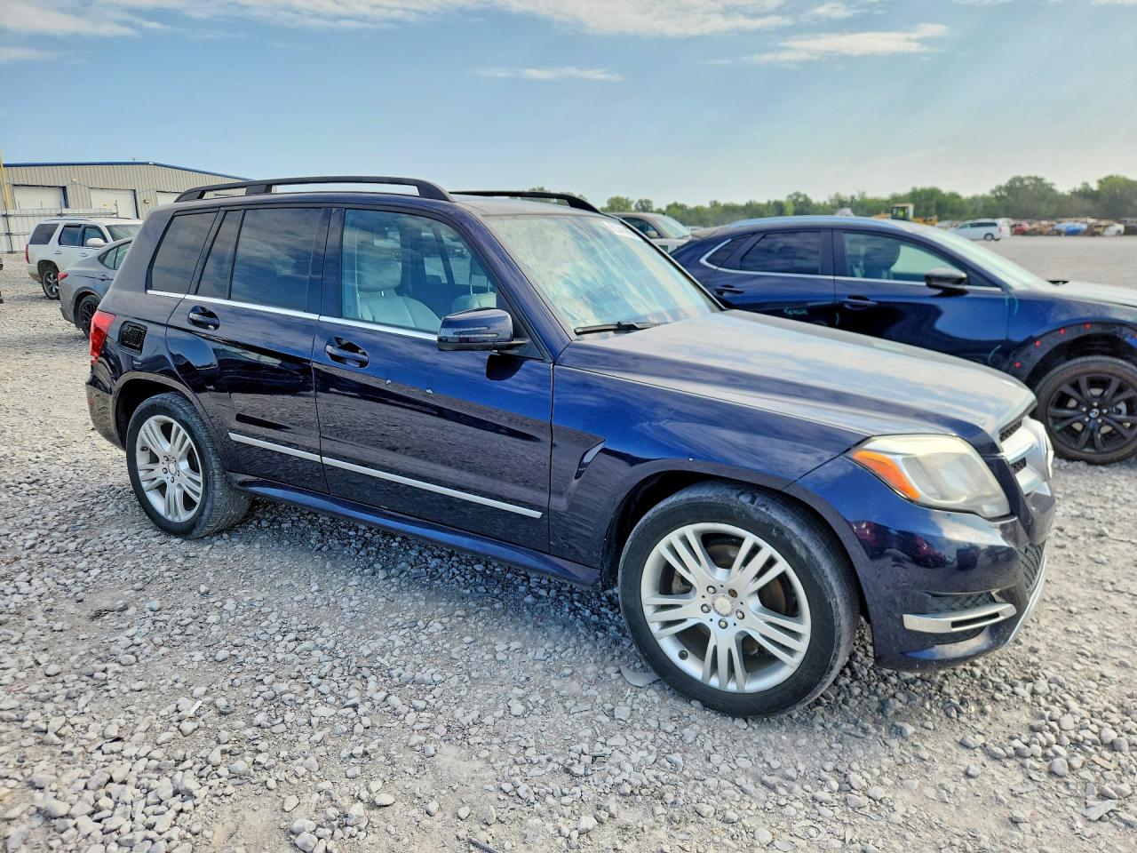 2015 Mercedes-benz Glk 350 4matic Blue vin: WDCGG8JB1FG391520