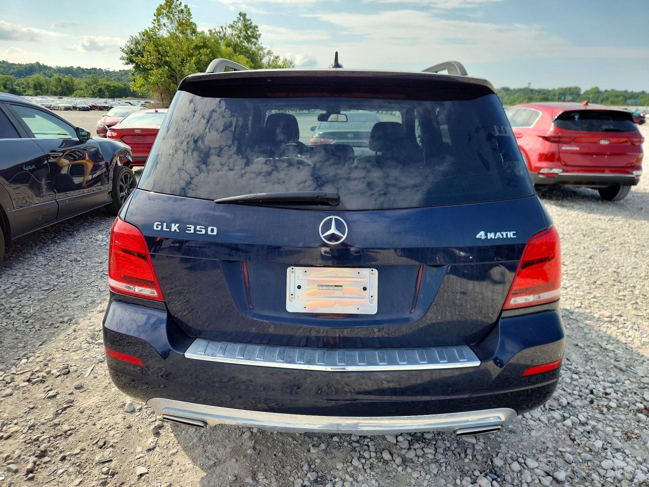 2015 Mercedes-benz Glk 350 4matic Blue vin: WDCGG8JB1FG391520