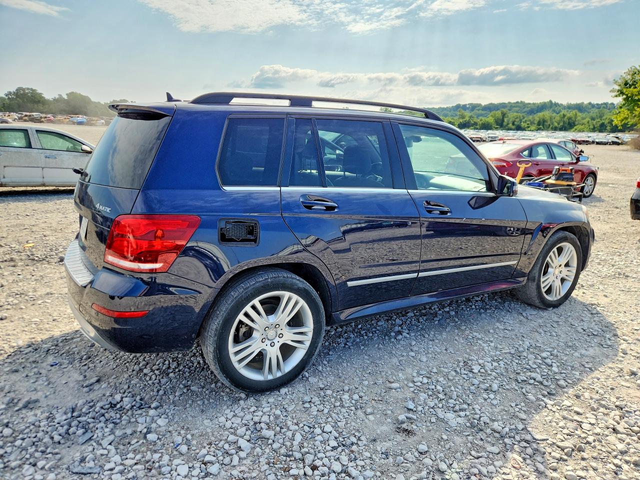 2015 Mercedes-benz Glk 350 4matic Blue vin: WDCGG8JB1FG391520