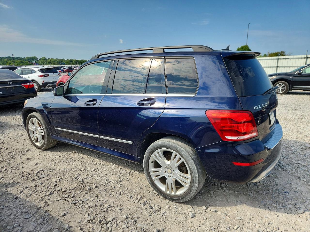 2015 Mercedes-benz Glk 350 4matic Blue vin: WDCGG8JB1FG391520