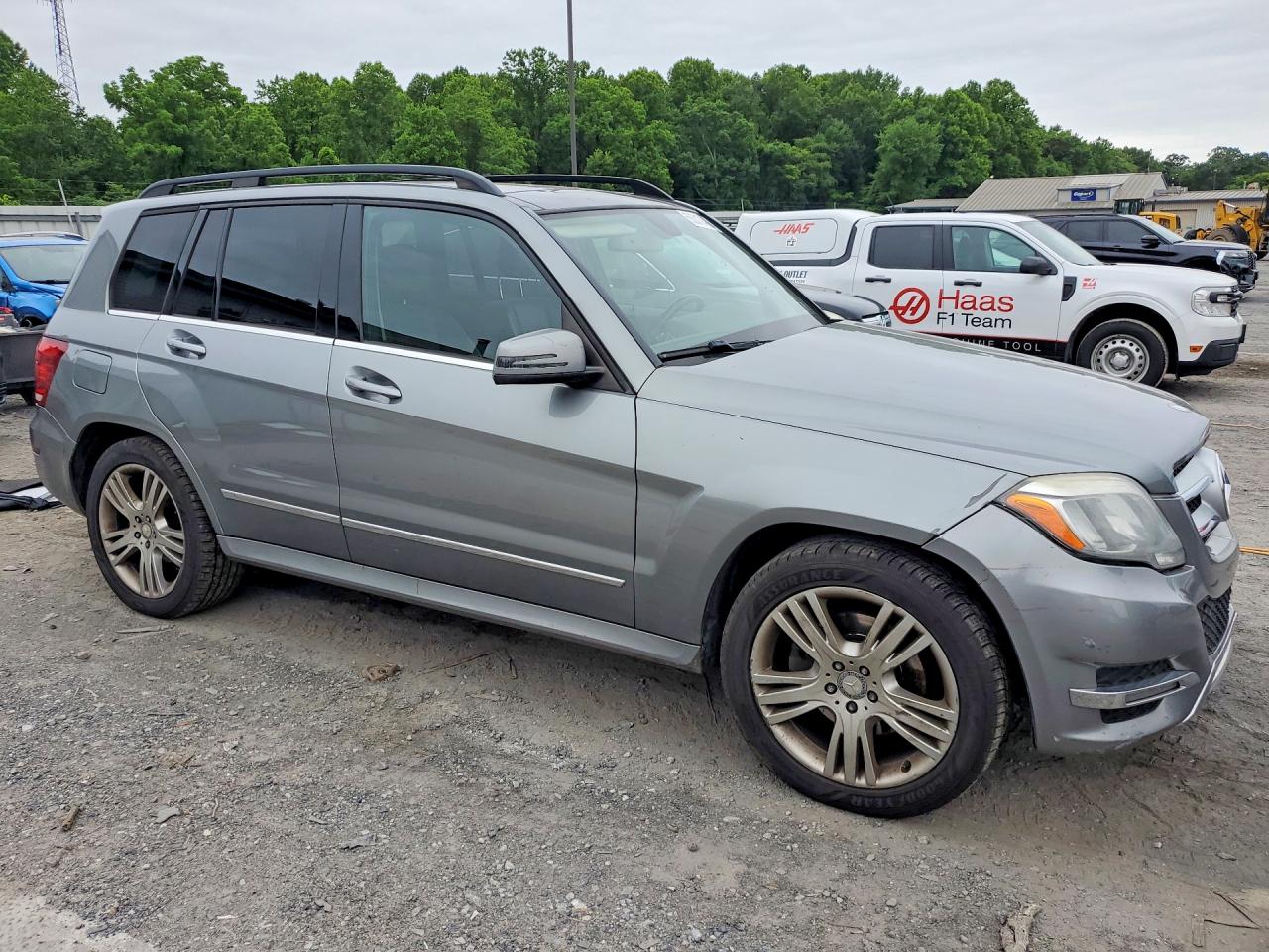 2015 Mercedes-benz Glk 350 4matic Silver vin: WDCGG8JB1FG415556