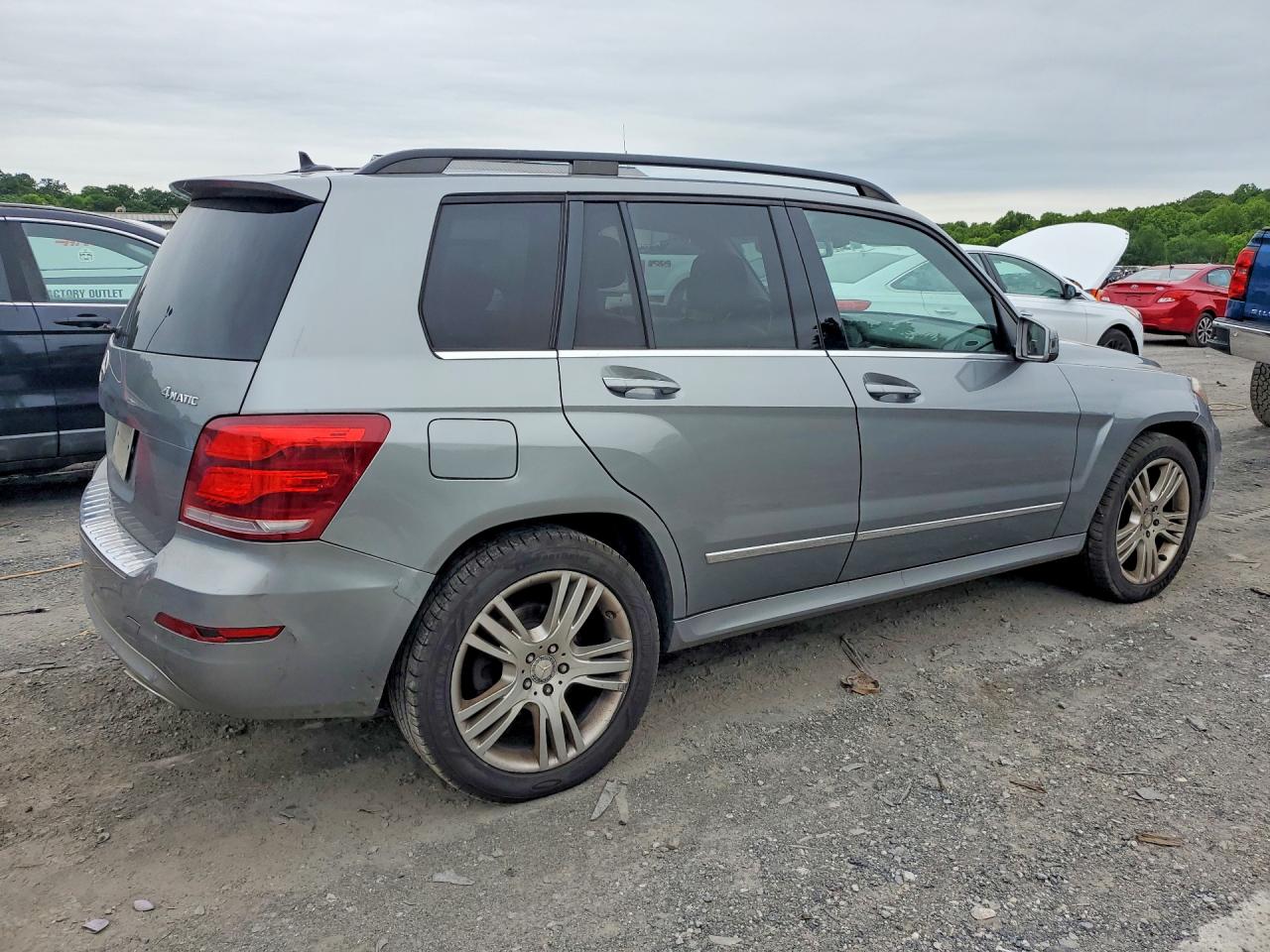 2015 Mercedes-benz Glk 350 4matic Silver vin: WDCGG8JB1FG415556