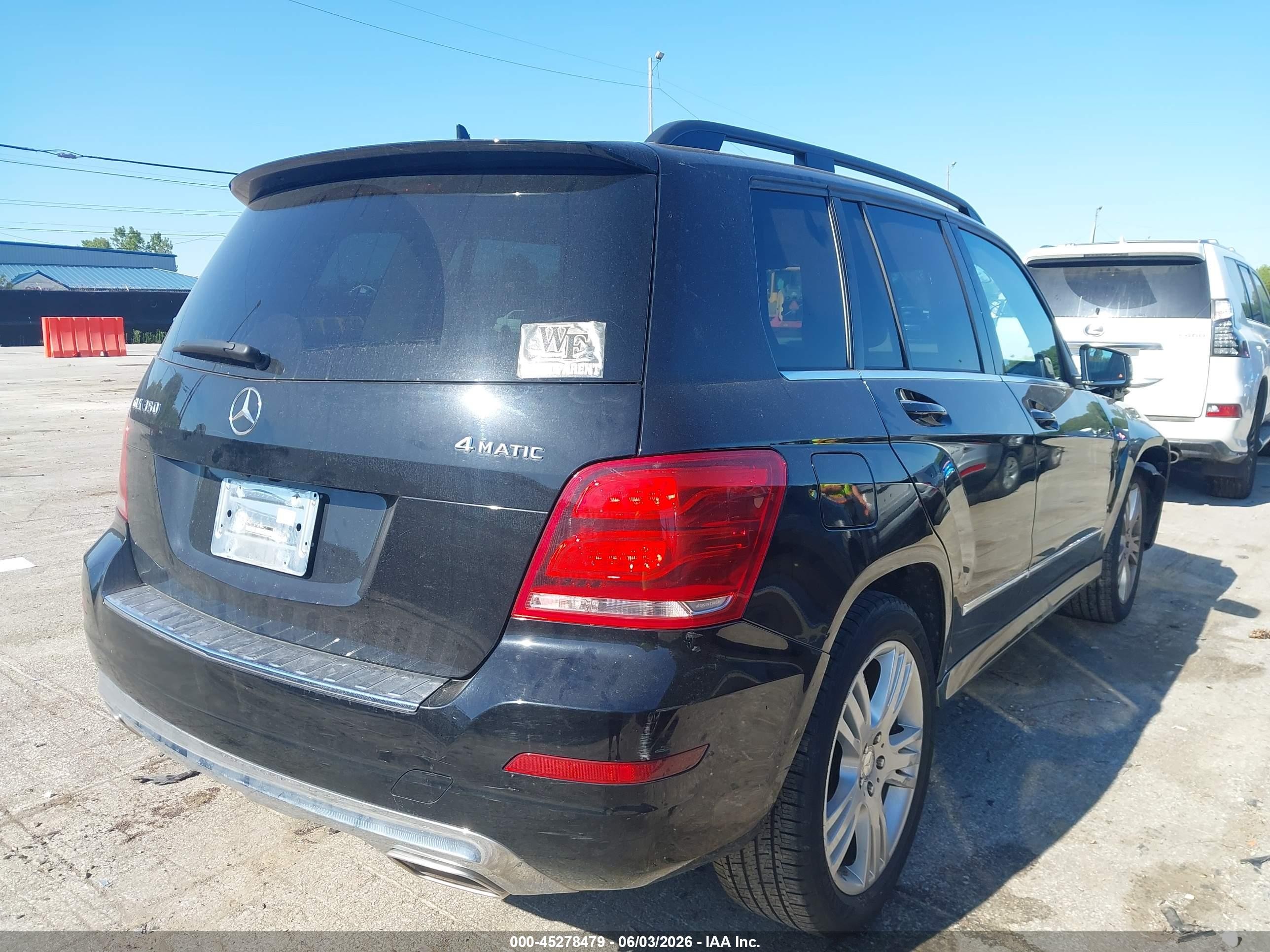 2015 Mercedes-benz Glk 350 4matic Black vin: WDCGG8JB1FG425844
