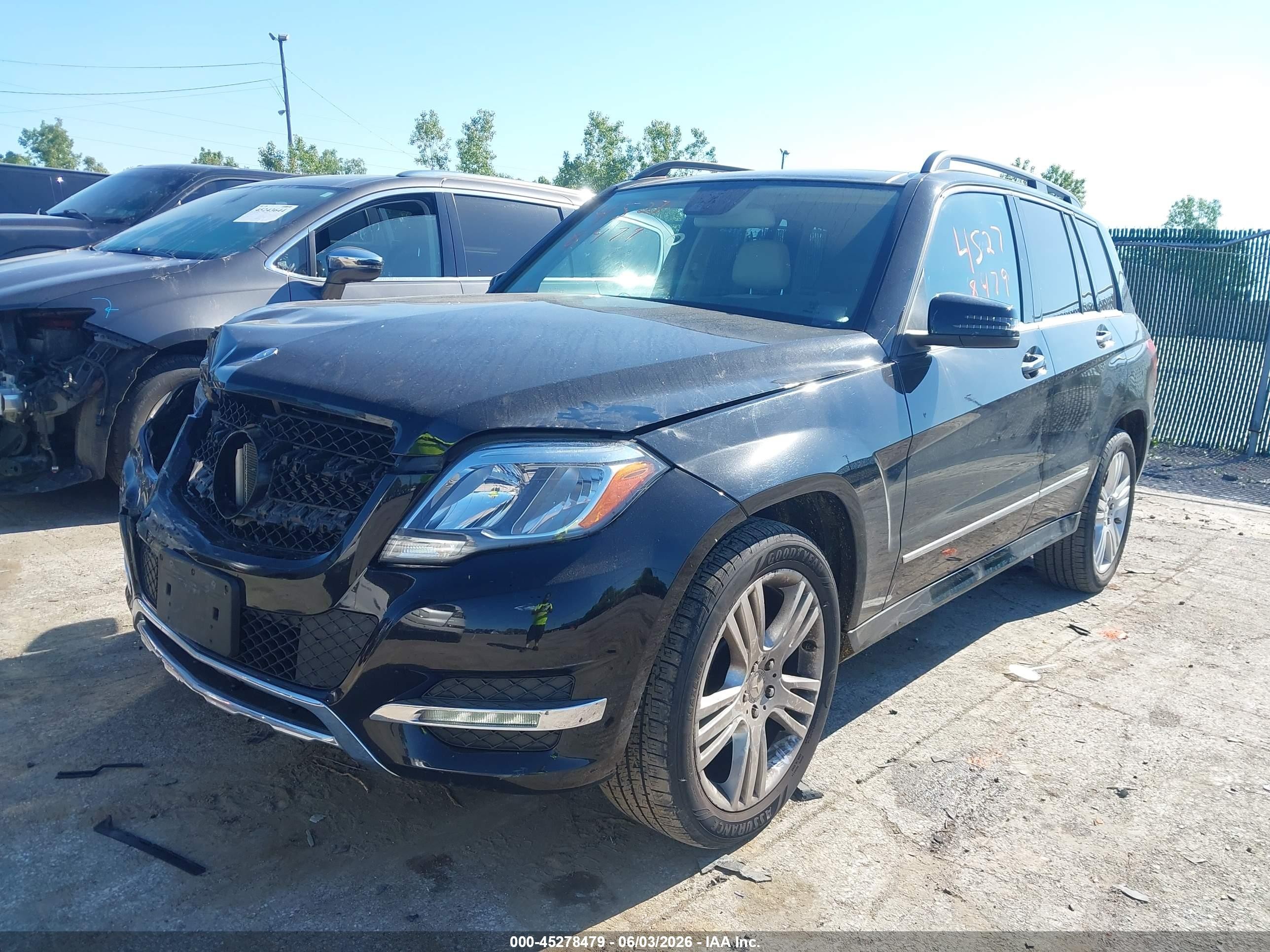 2015 Mercedes-benz Glk 350 4matic Black vin: WDCGG8JB1FG425844