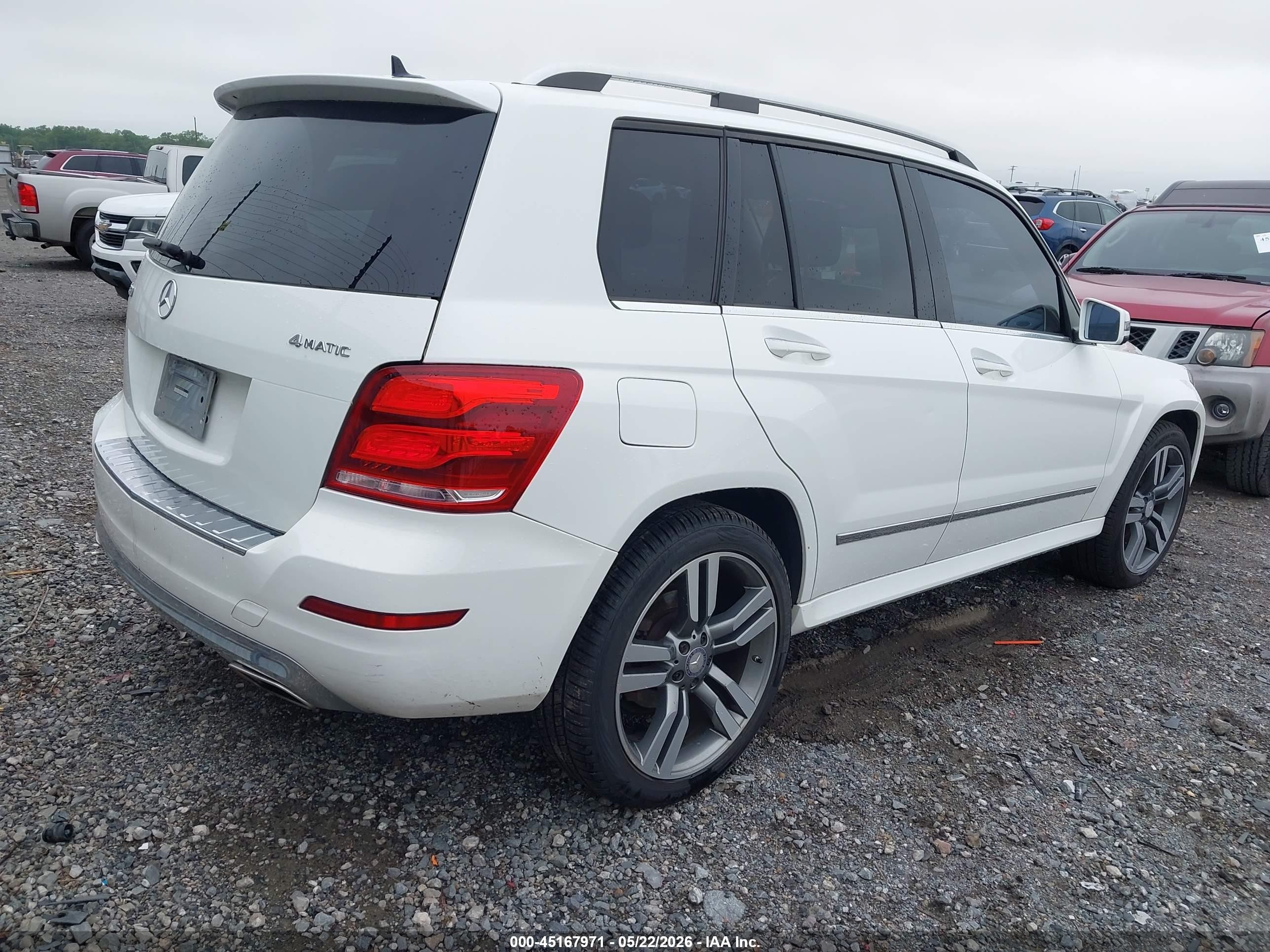 2015 Mercedes-benz Glk 350 4matic White vin: WDCGG8JB1FG431272
