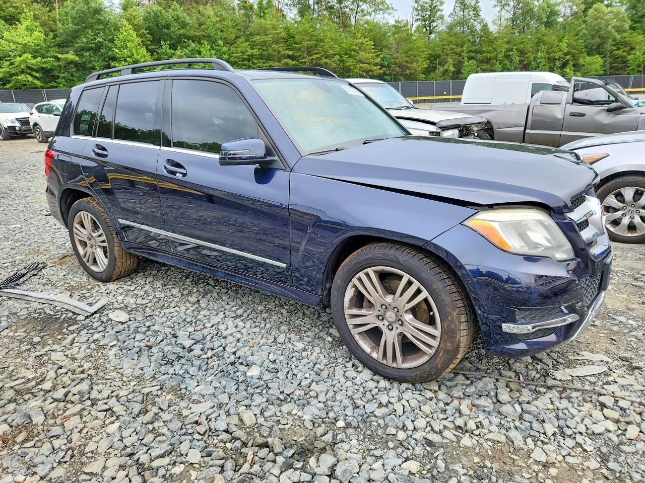2015 Mercedes-benz Glk 350 4matic Blue vin: WDCGG8JB1FG431675