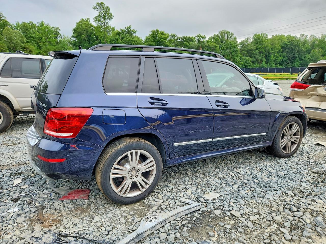 2015 Mercedes-benz Glk 350 4matic Blue vin: WDCGG8JB1FG431675