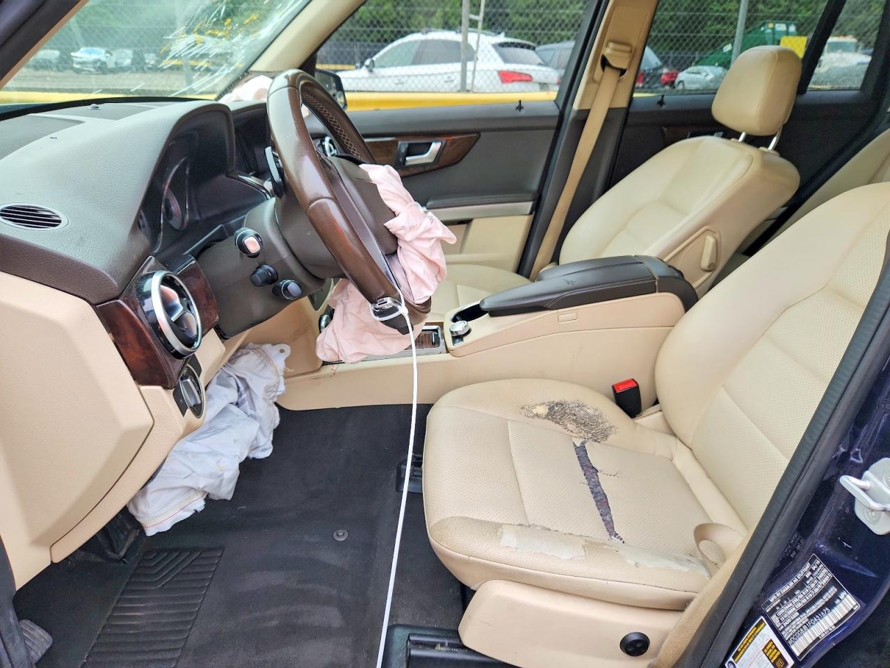2015 Mercedes-benz Glk 350 4matic Blue vin: WDCGG8JB1FG431675