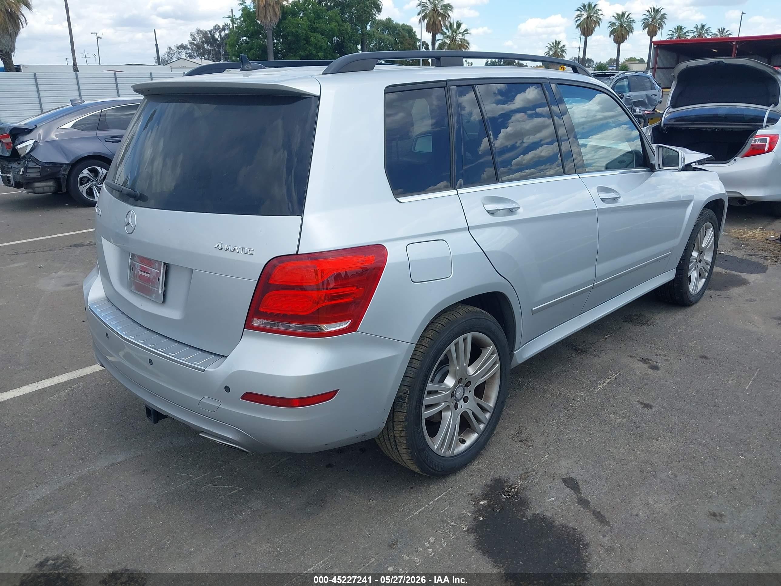 2013 Mercedes-benz Glk 350 4matic Silver vin: WDCGG8JB2DF996861