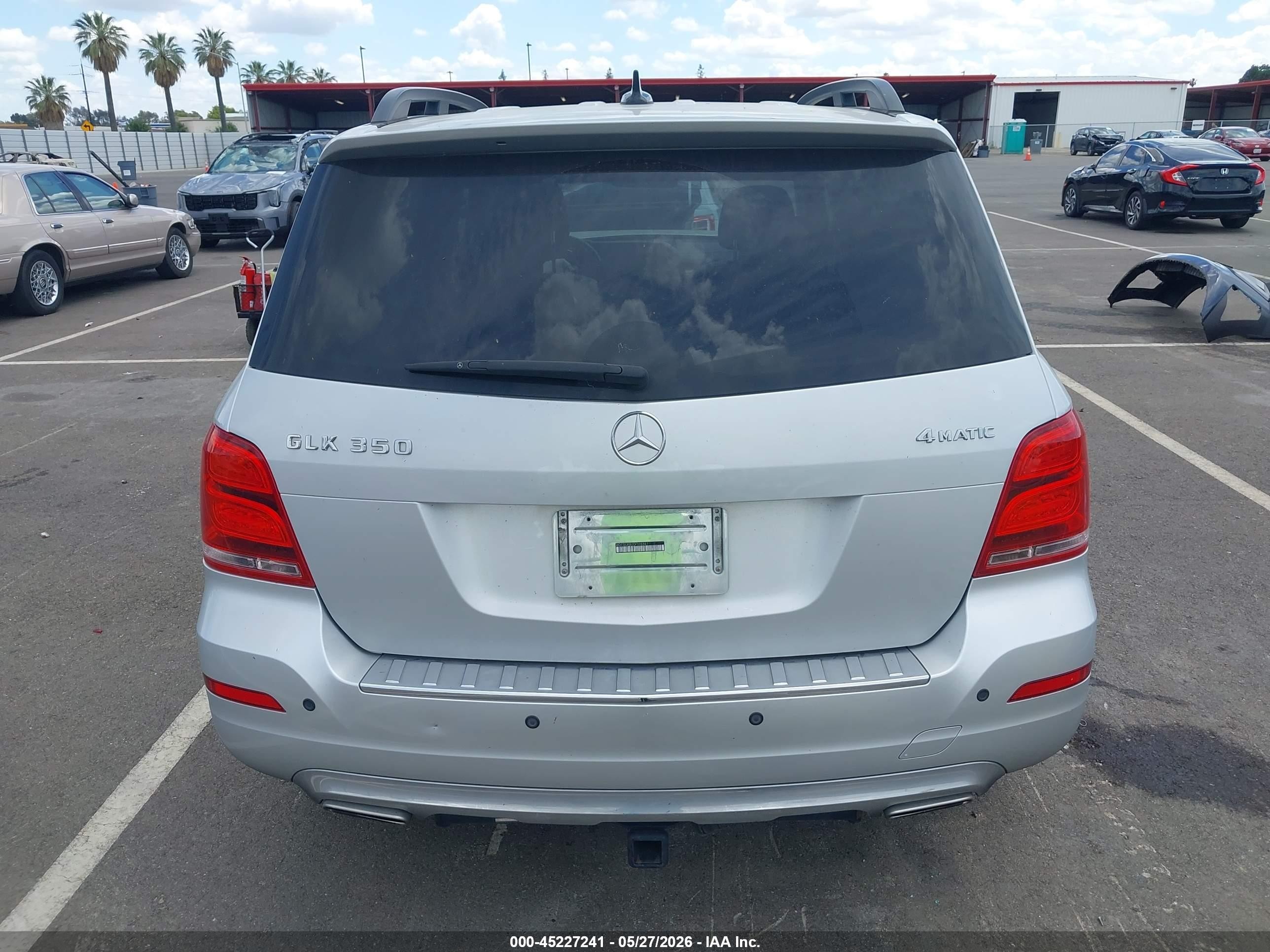 2013 Mercedes-benz Glk 350 4matic Silver vin: WDCGG8JB2DF996861