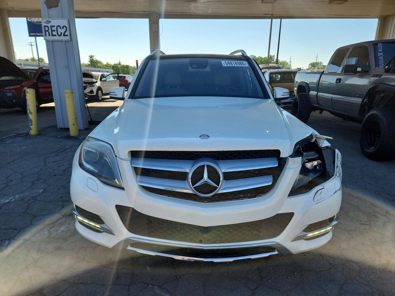 2013 Mercedes-benz Glk 350 4matic White vin: WDCGG8JB2DG071636