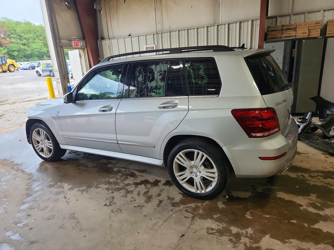 2013 Mercedes-benz Glk 350 4matic Silver vin: WDCGG8JB2DG072088