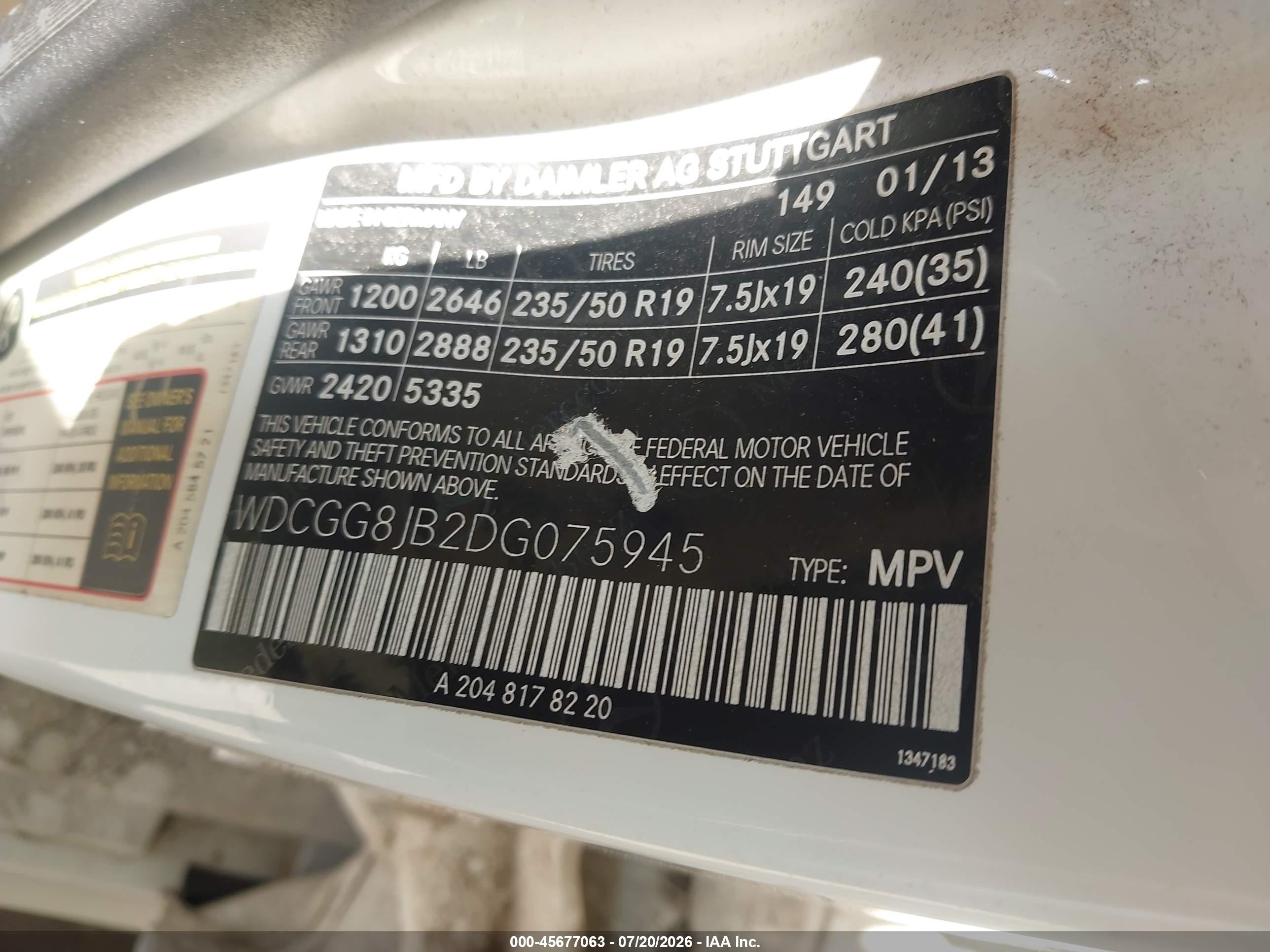 2013 Mercedes-benz Glk 350 4matic White vin: WDCGG8JB2DG075945