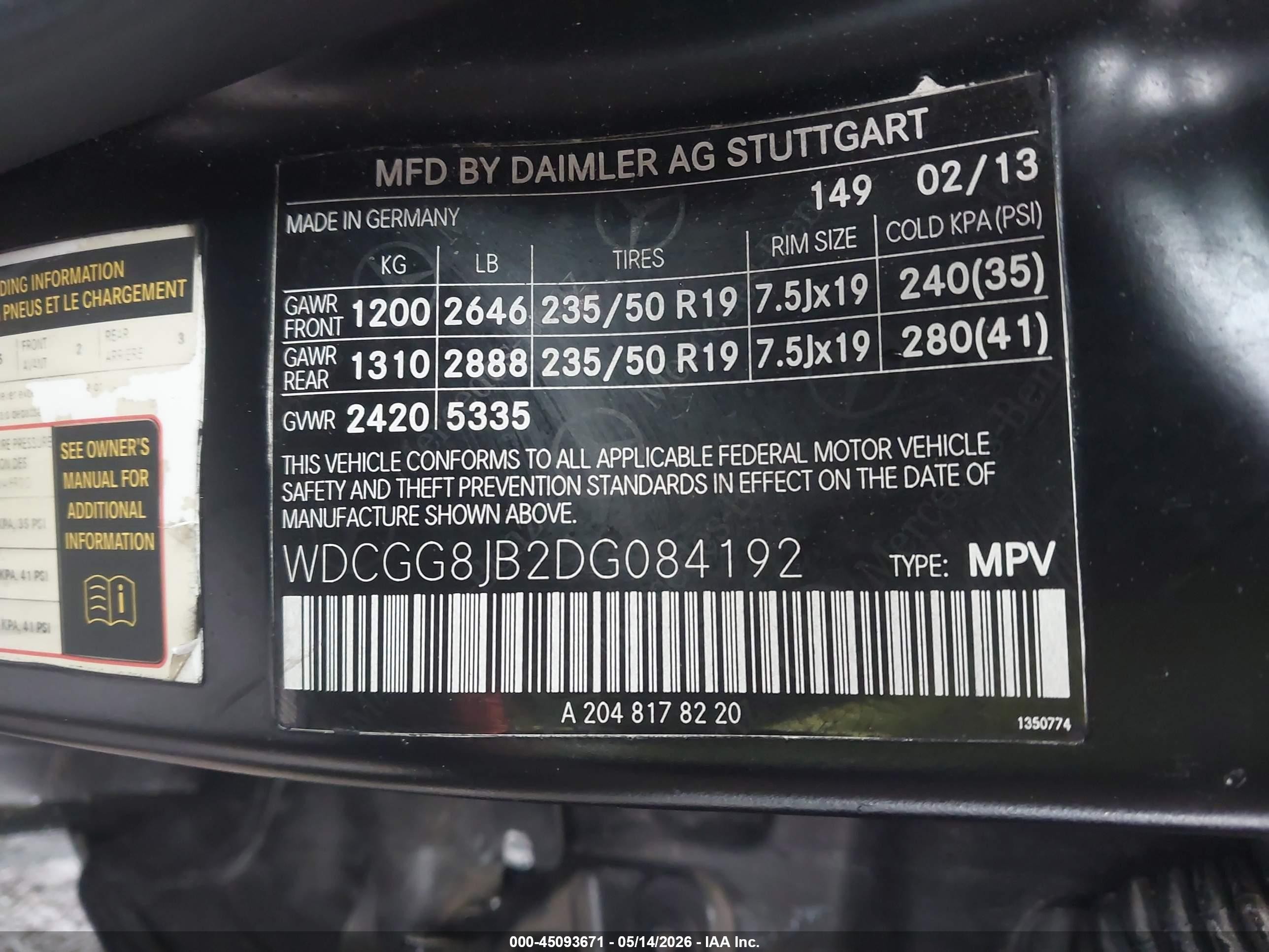 2013 Mercedes-benz Glk 350 4matic Black vin: WDCGG8JB2DG084192