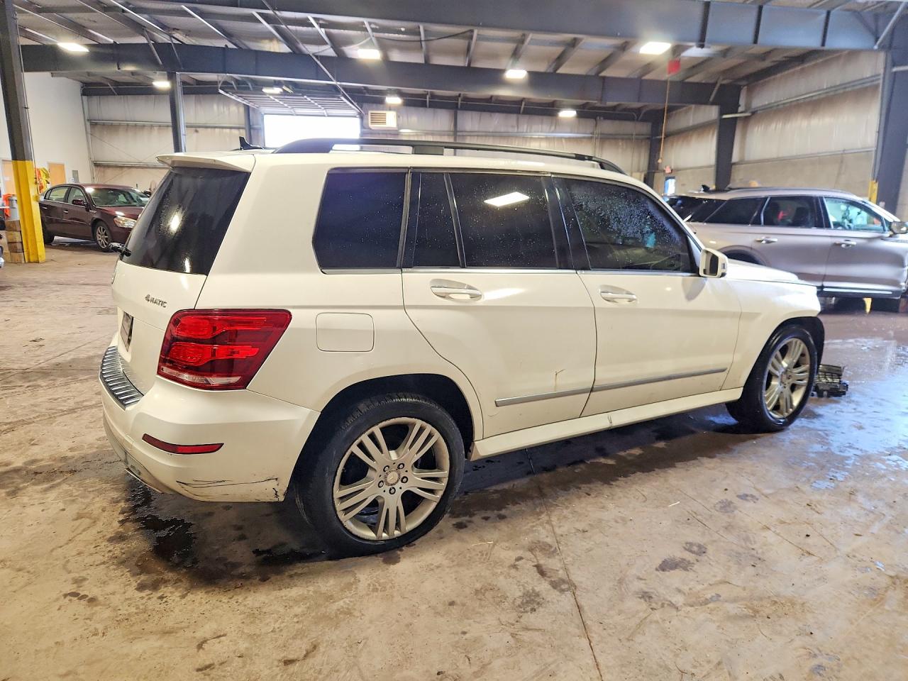 2014 Mercedes-benz Glk 350 4matic Белый vin: WDCGG8JB2EG196329