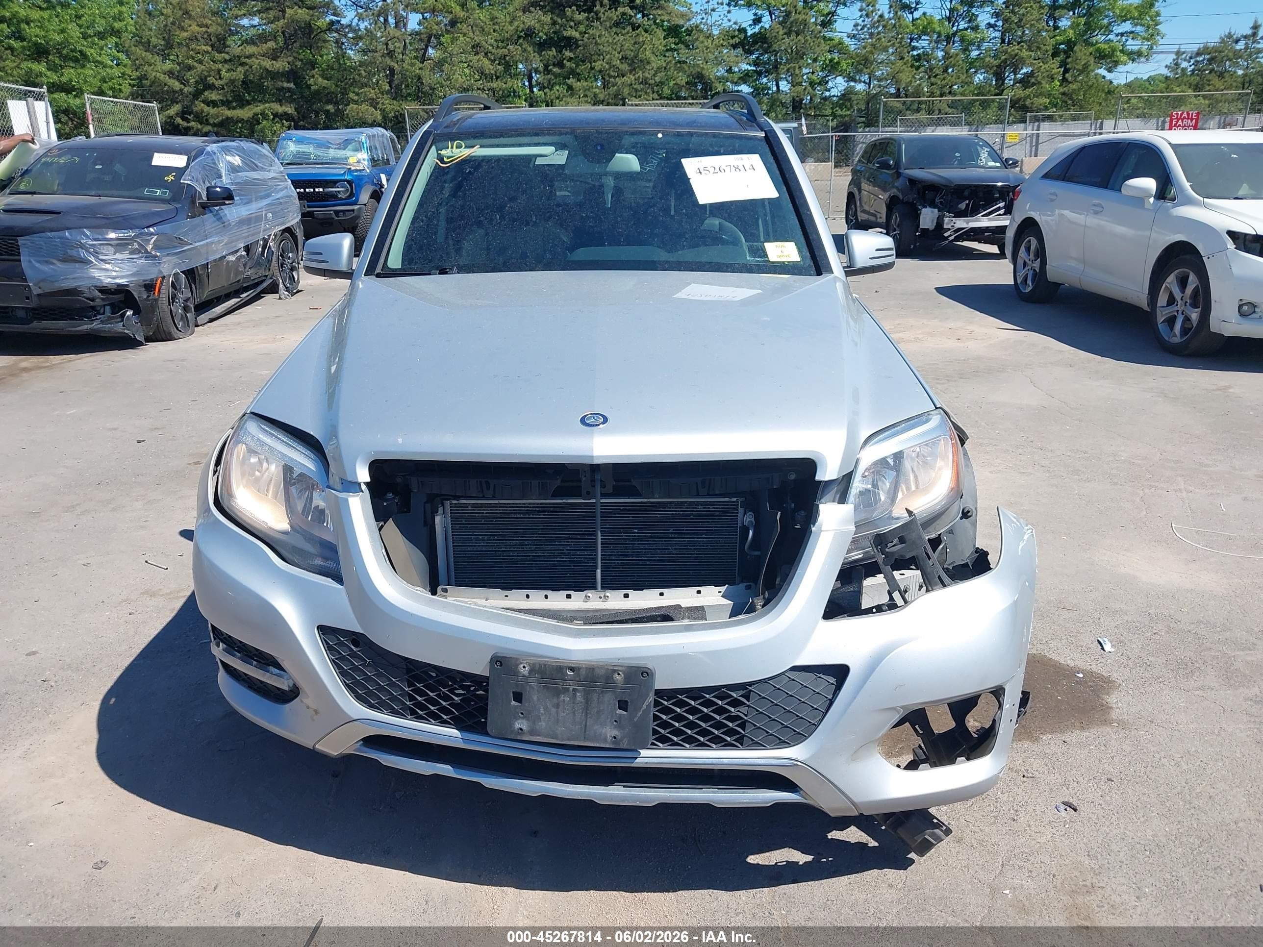 2014 Mercedes-benz Glk 350 4matic Silver vin: WDCGG8JB2EG228681