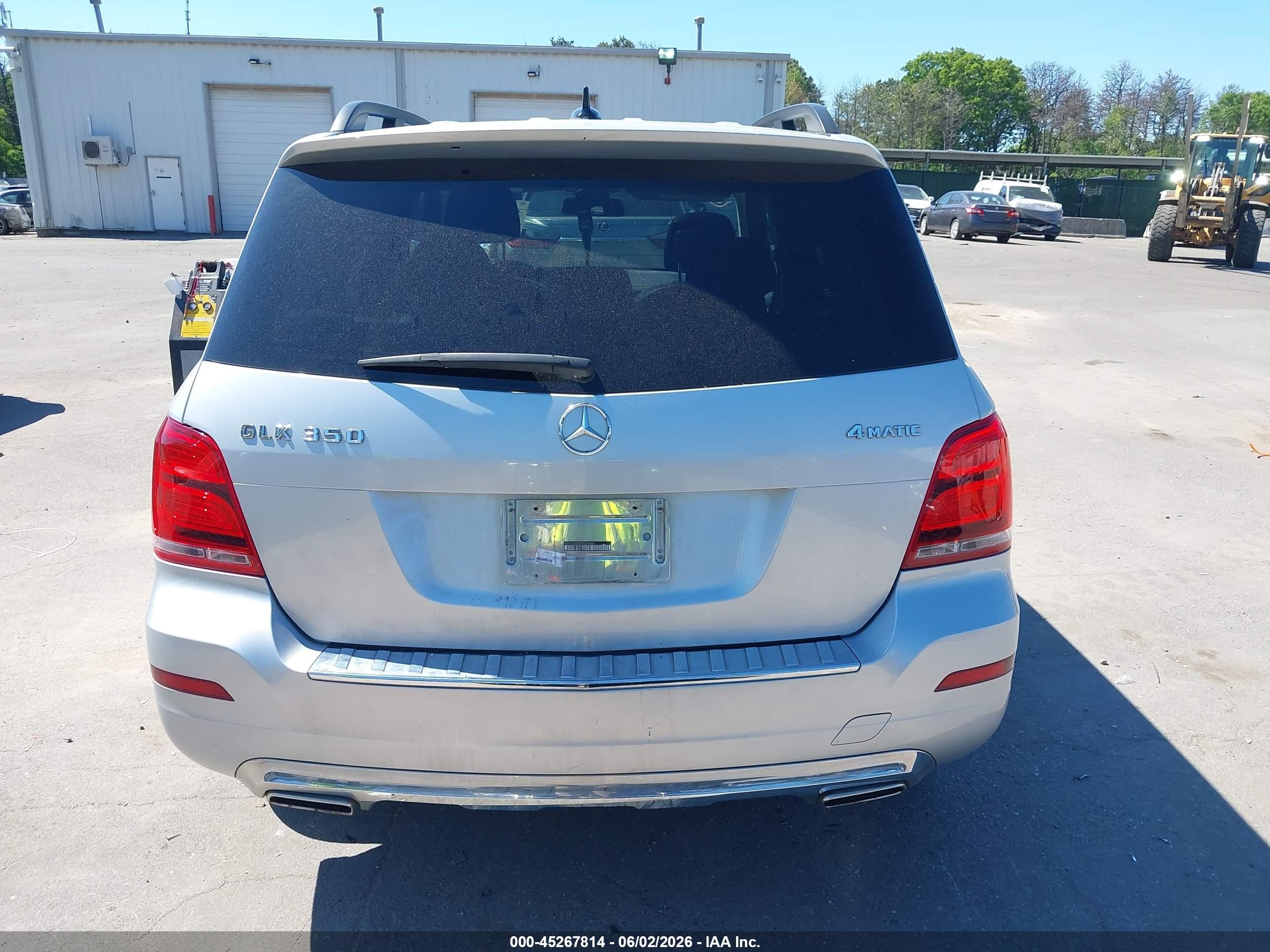 2014 Mercedes-benz Glk 350 4matic Silver vin: WDCGG8JB2EG228681