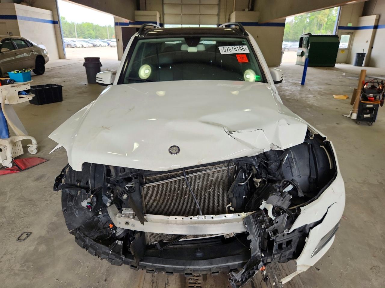 2014 Mercedes-benz Glk 350 4matic White vin: WDCGG8JB2EG310135