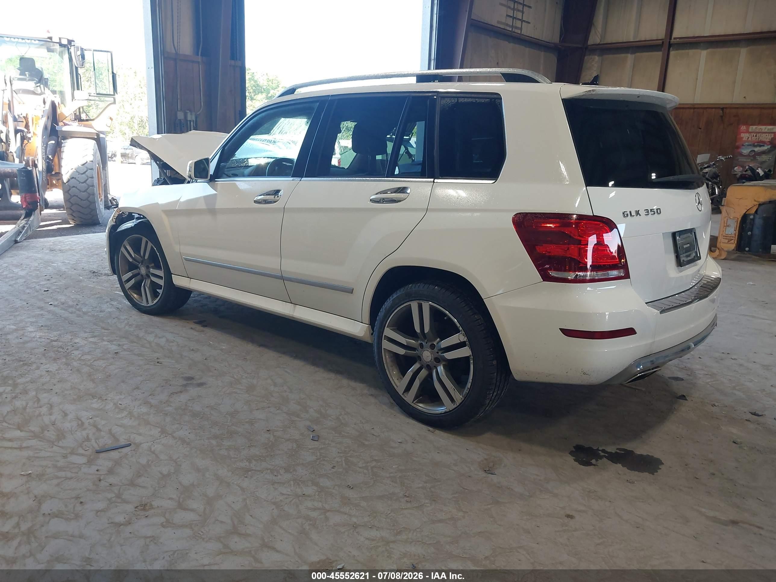 2014 Mercedes-benz Glk 350 4matic White vin: WDCGG8JB2EG318199