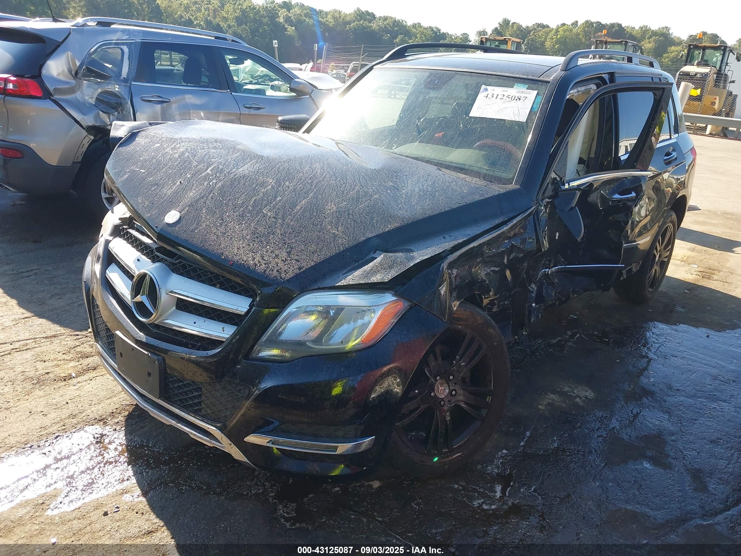 2015 Mercedes-benz Glk 350 4matic Black vin: WDCGG8JB2FG341032