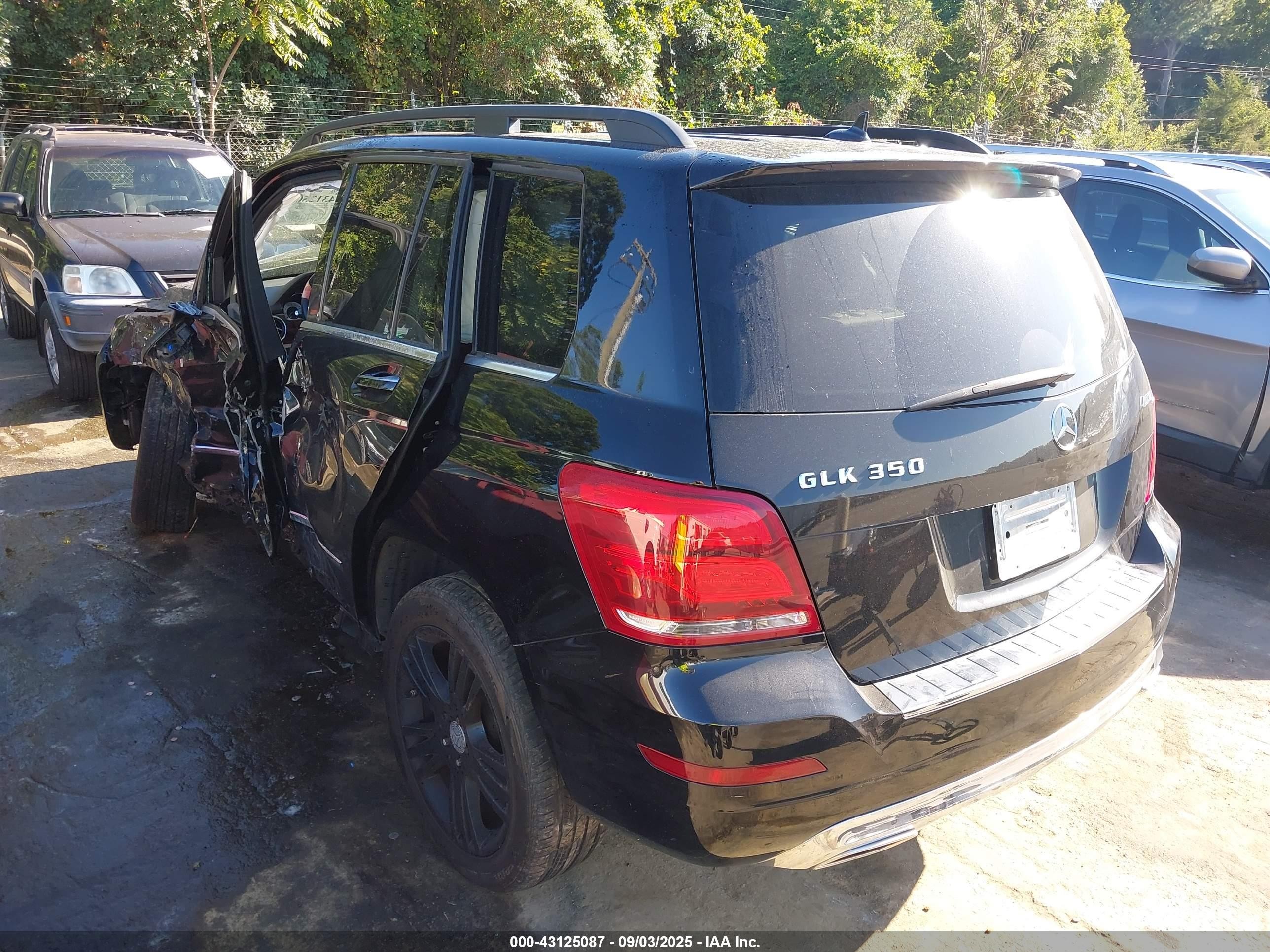 2015 Mercedes-benz Glk 350 4matic Black vin: WDCGG8JB2FG341032