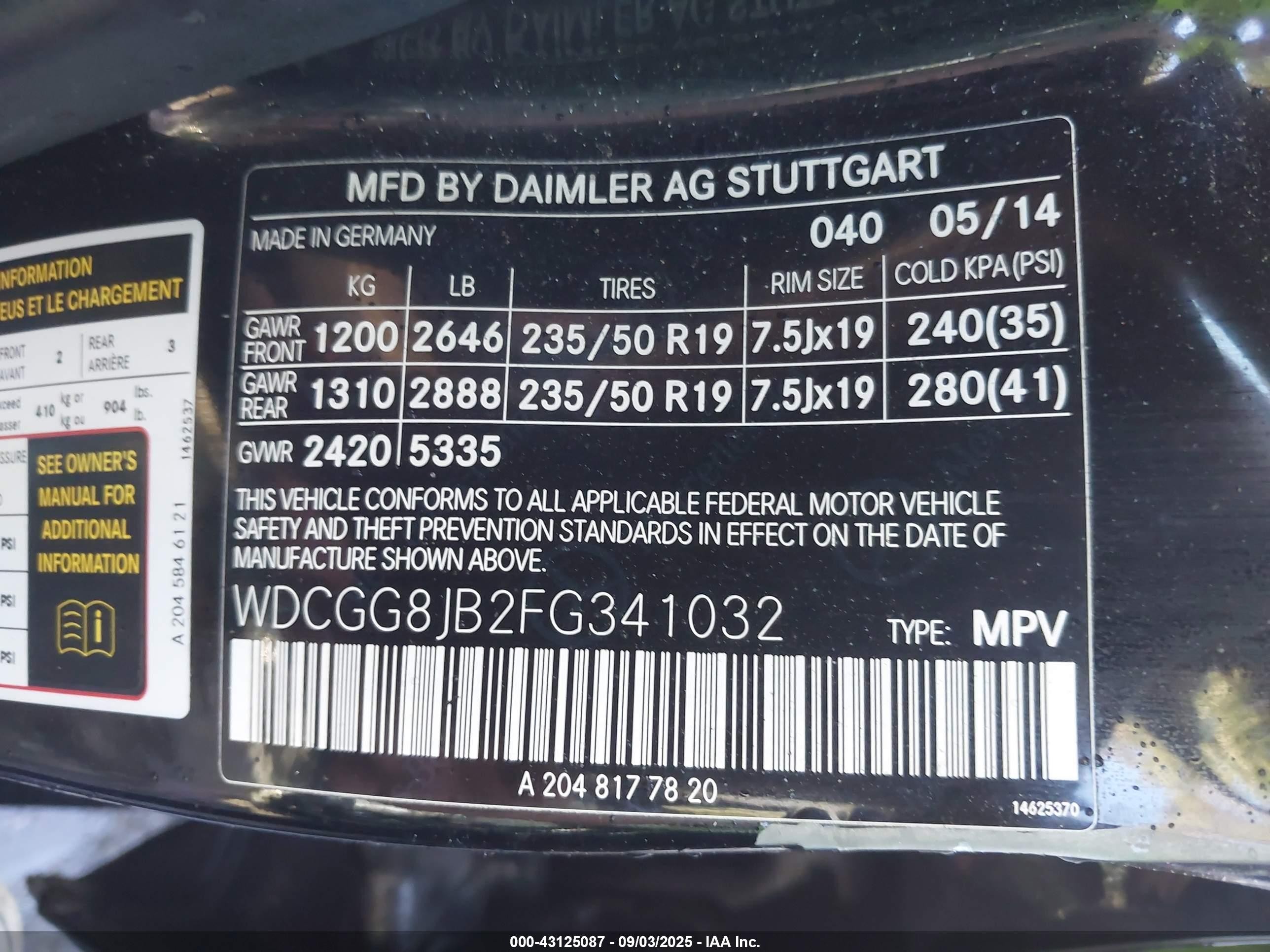 2015 Mercedes-benz Glk 350 4matic Black vin: WDCGG8JB2FG341032