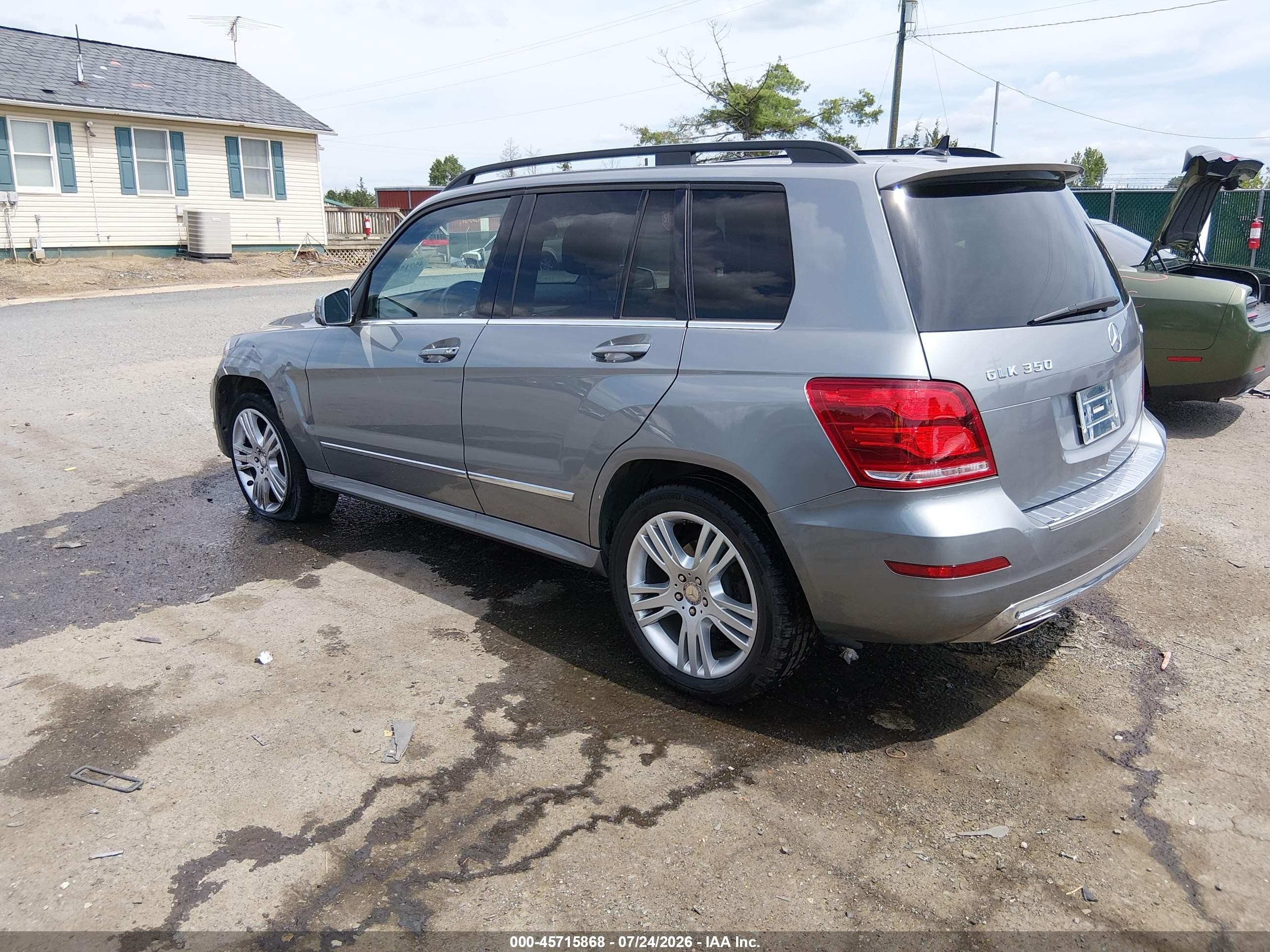2015 Mercedes-benz Glk 350 4matic Gray vin: WDCGG8JB2FG351494