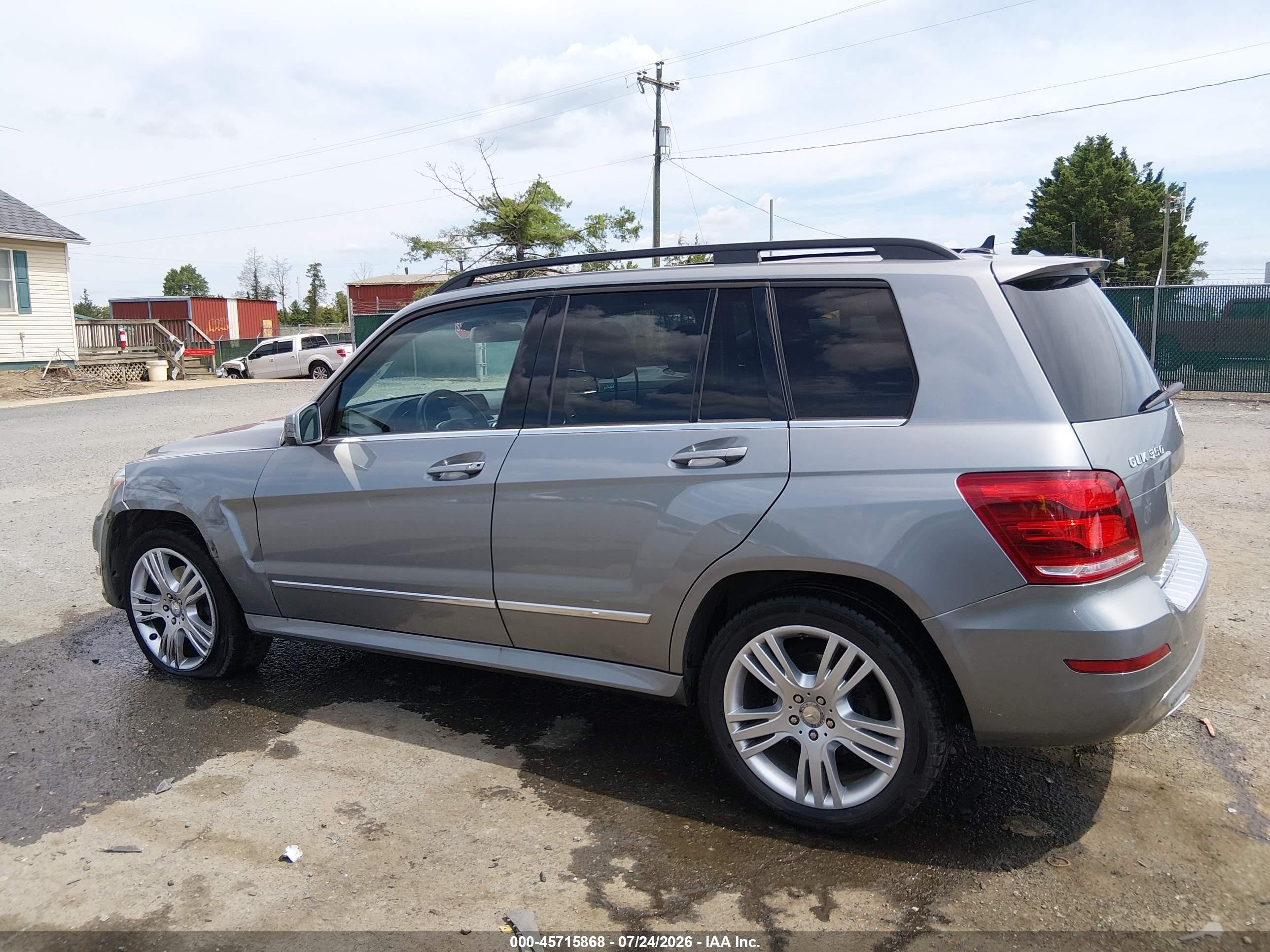 2015 Mercedes-benz Glk 350 4matic Gray vin: WDCGG8JB2FG351494