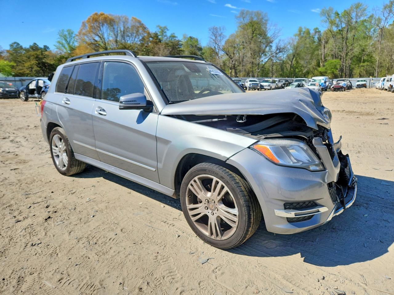 2015 Mercedes-benz Glk 350 4matic Silver vin: WDCGG8JB2FG365573