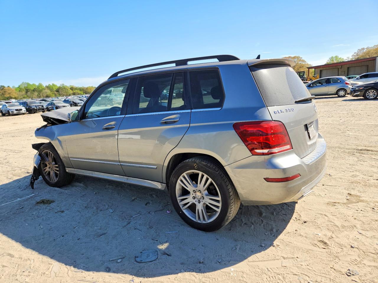 2015 Mercedes-benz Glk 350 4matic Silver vin: WDCGG8JB2FG365573