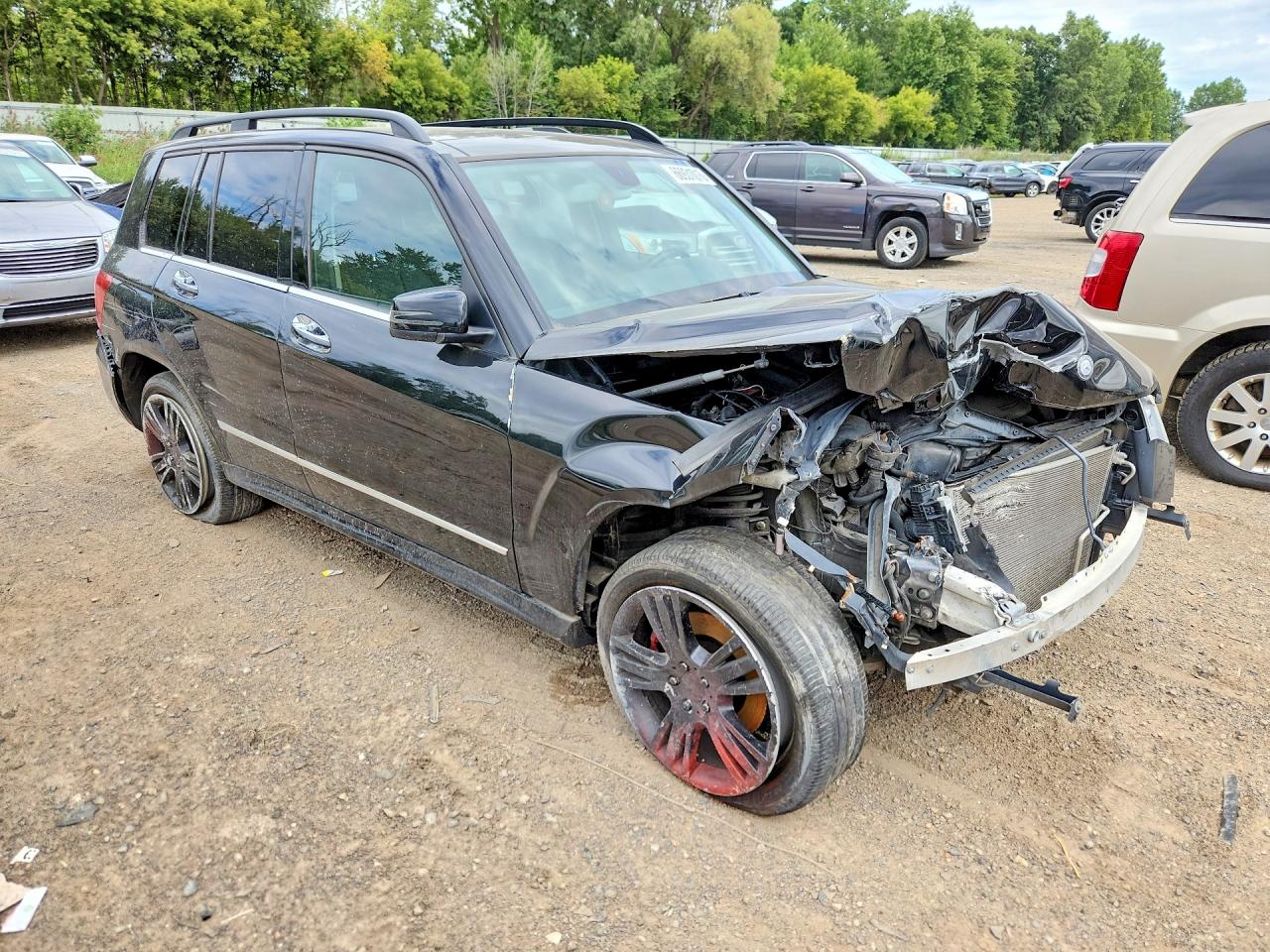 2013 Mercedes-benz Glk 350 4matic Black vin: WDCGG8JB3DG141743