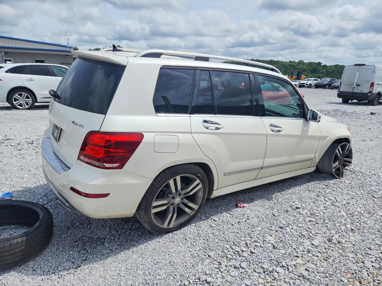 2014 Mercedes-benz Glk 350 4matic White vin: WDCGG8JB3EG171133