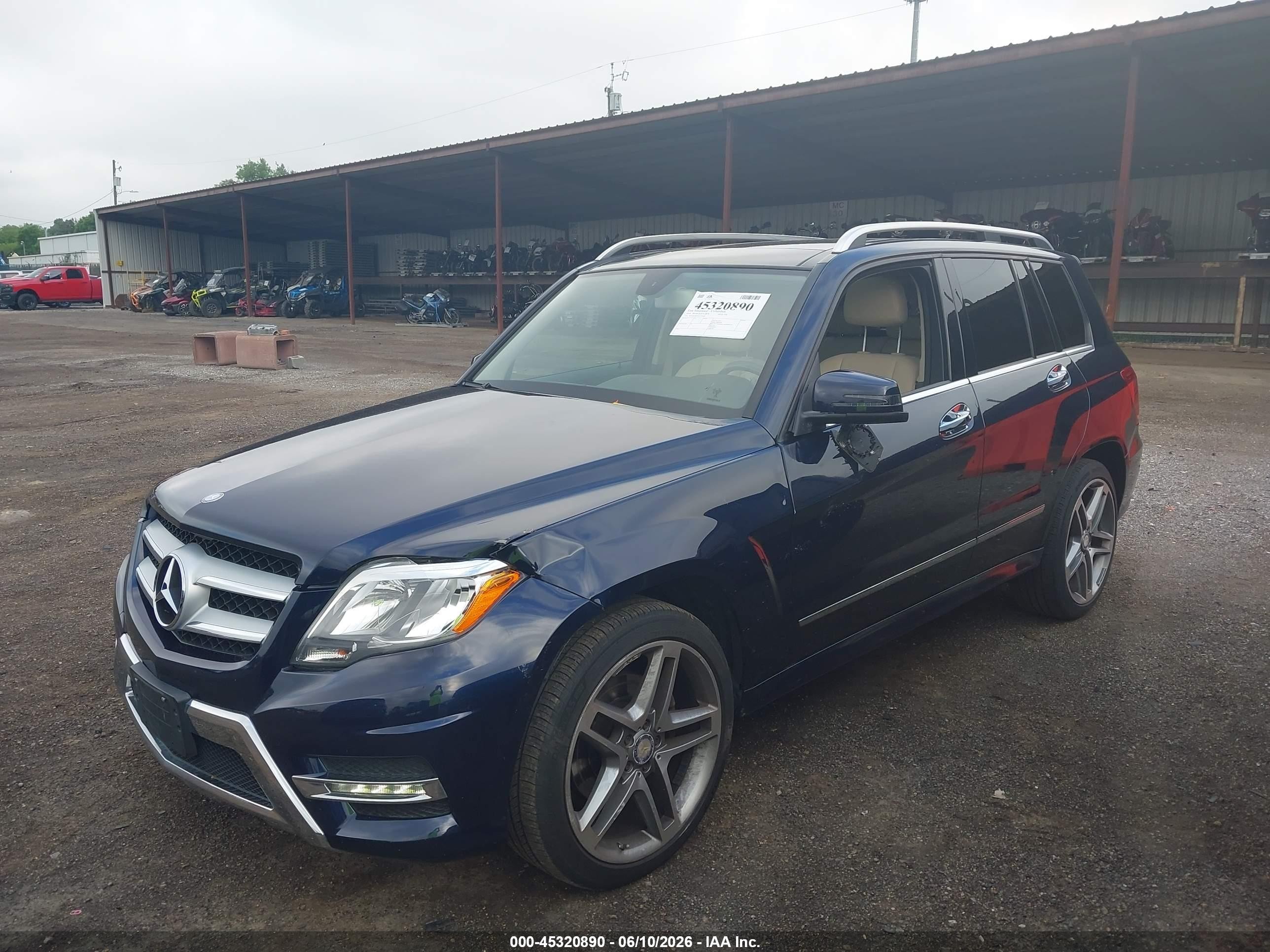 2014 Mercedes-benz Glk 350 4matic Dark Blue vin: WDCGG8JB3EG218788