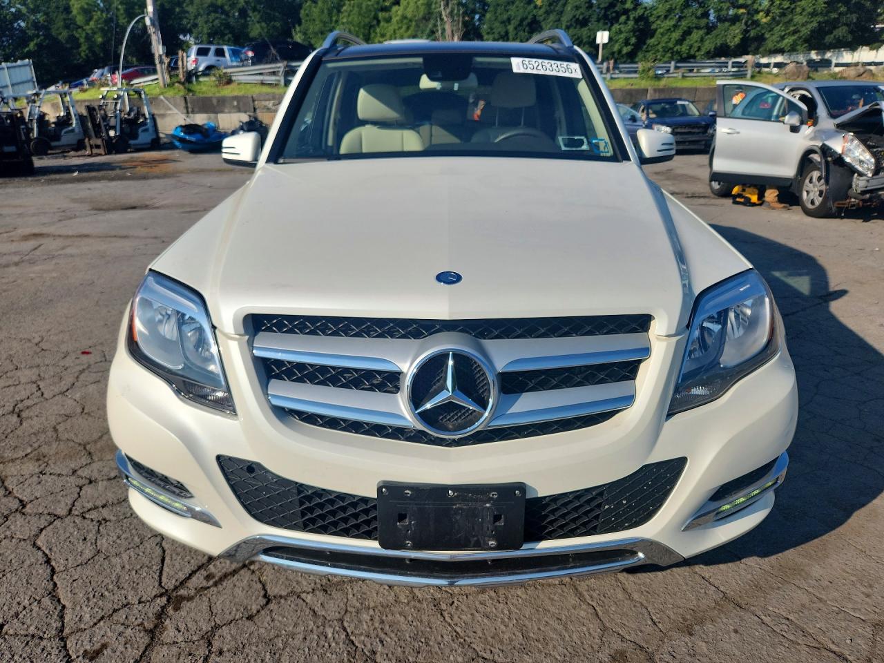 2014 Mercedes-benz Glk 350 4matic White vin: WDCGG8JB3EG260474