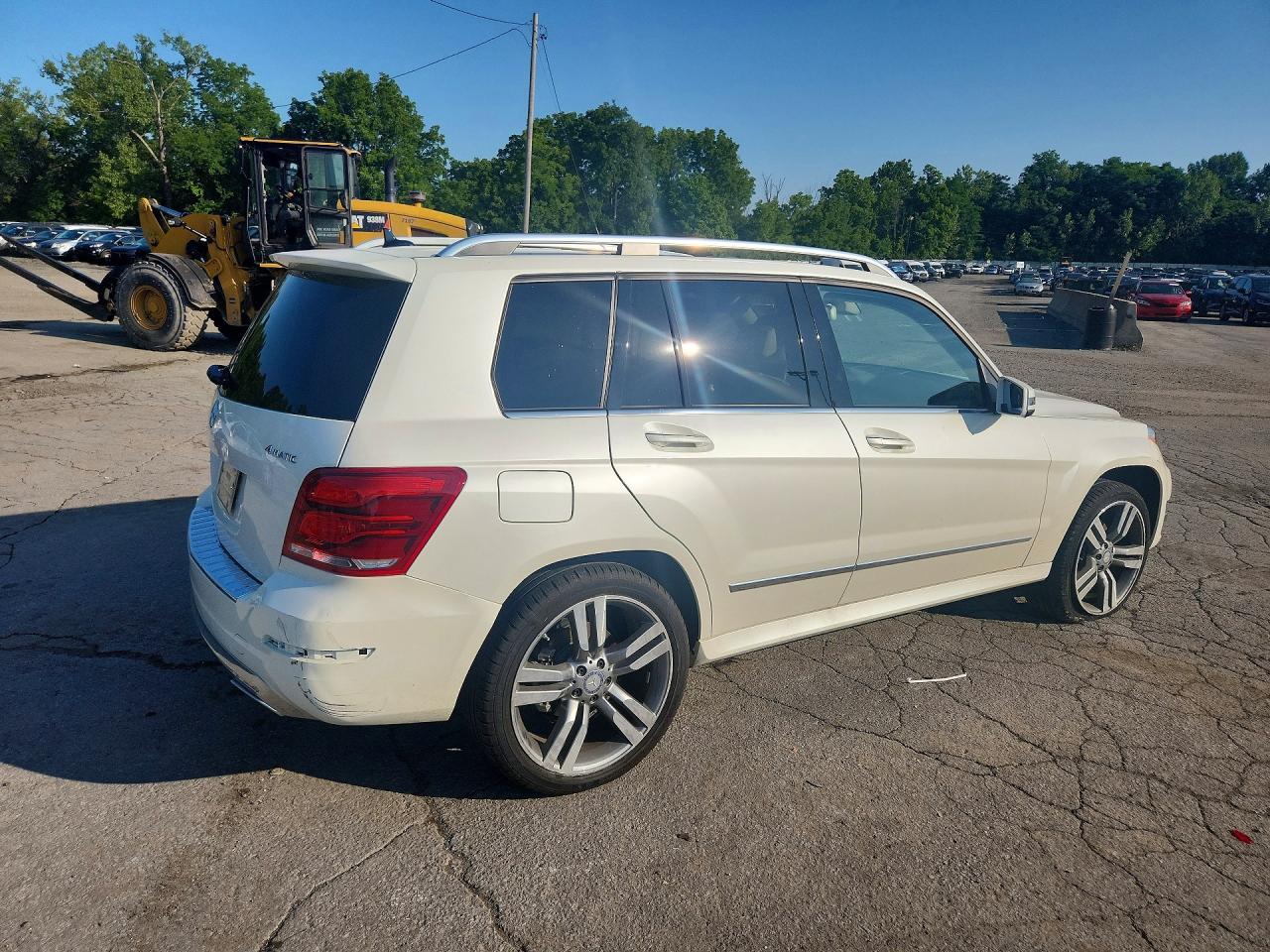 2014 Mercedes-benz Glk 350 4matic White vin: WDCGG8JB3EG260474