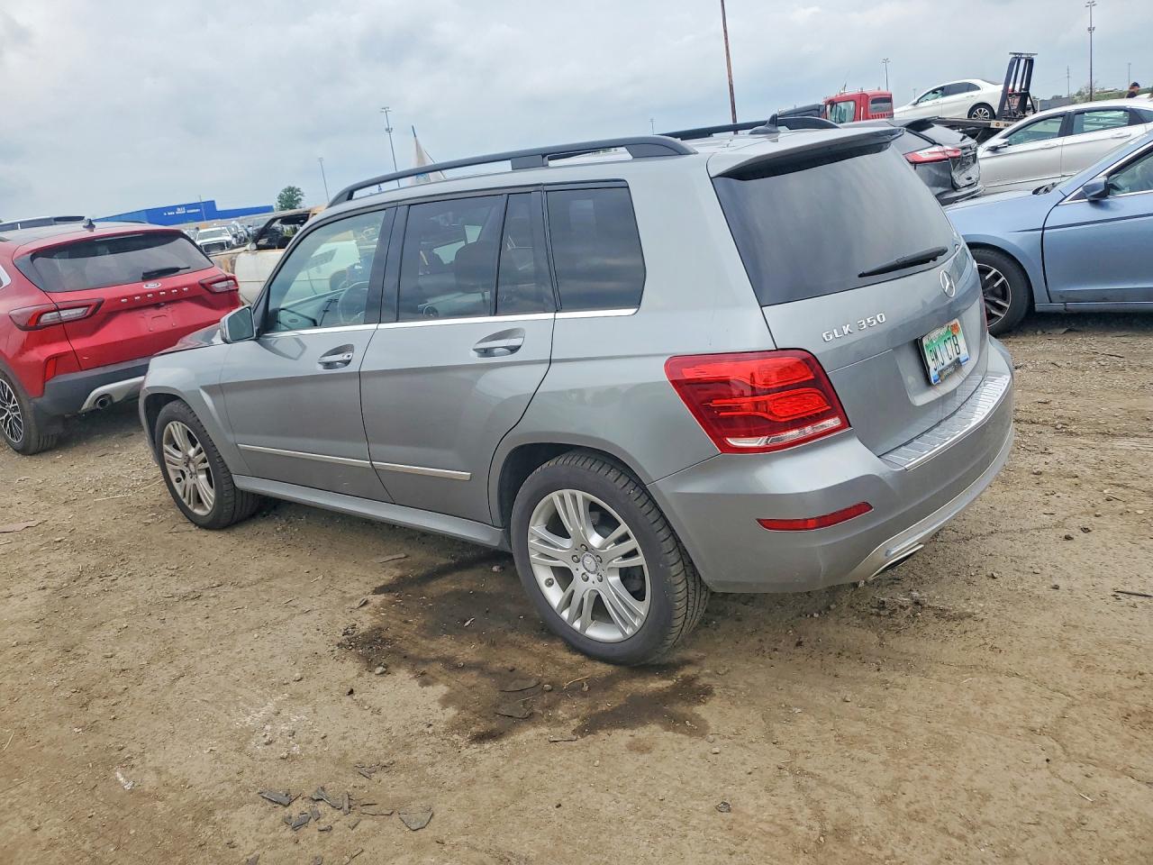 2014 Mercedes-benz Glk 350 4matic Silver vin: WDCGG8JB3EG300312