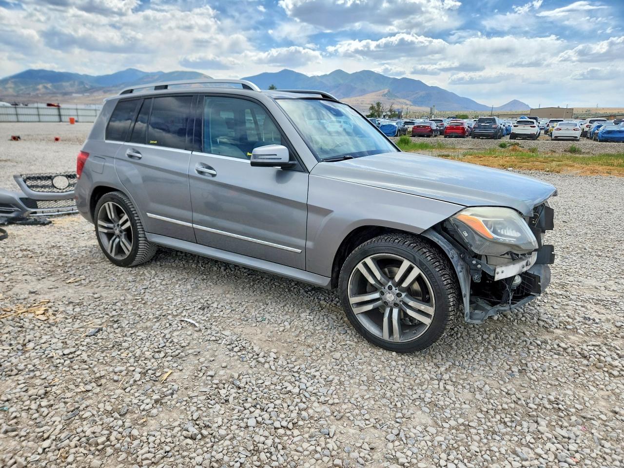 2014 Mercedes-benz Glk 350 4matic Silver vin: WDCGG8JB3EG317286