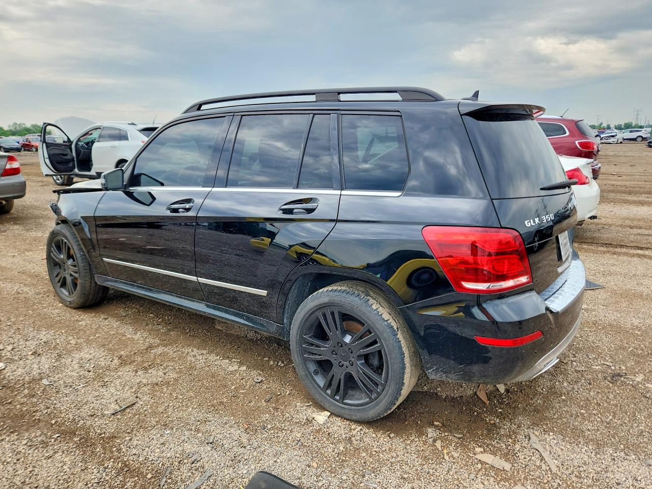 2014 Mercedes-benz Glk 350 4matic Black vin: WDCGG8JB3EG318339